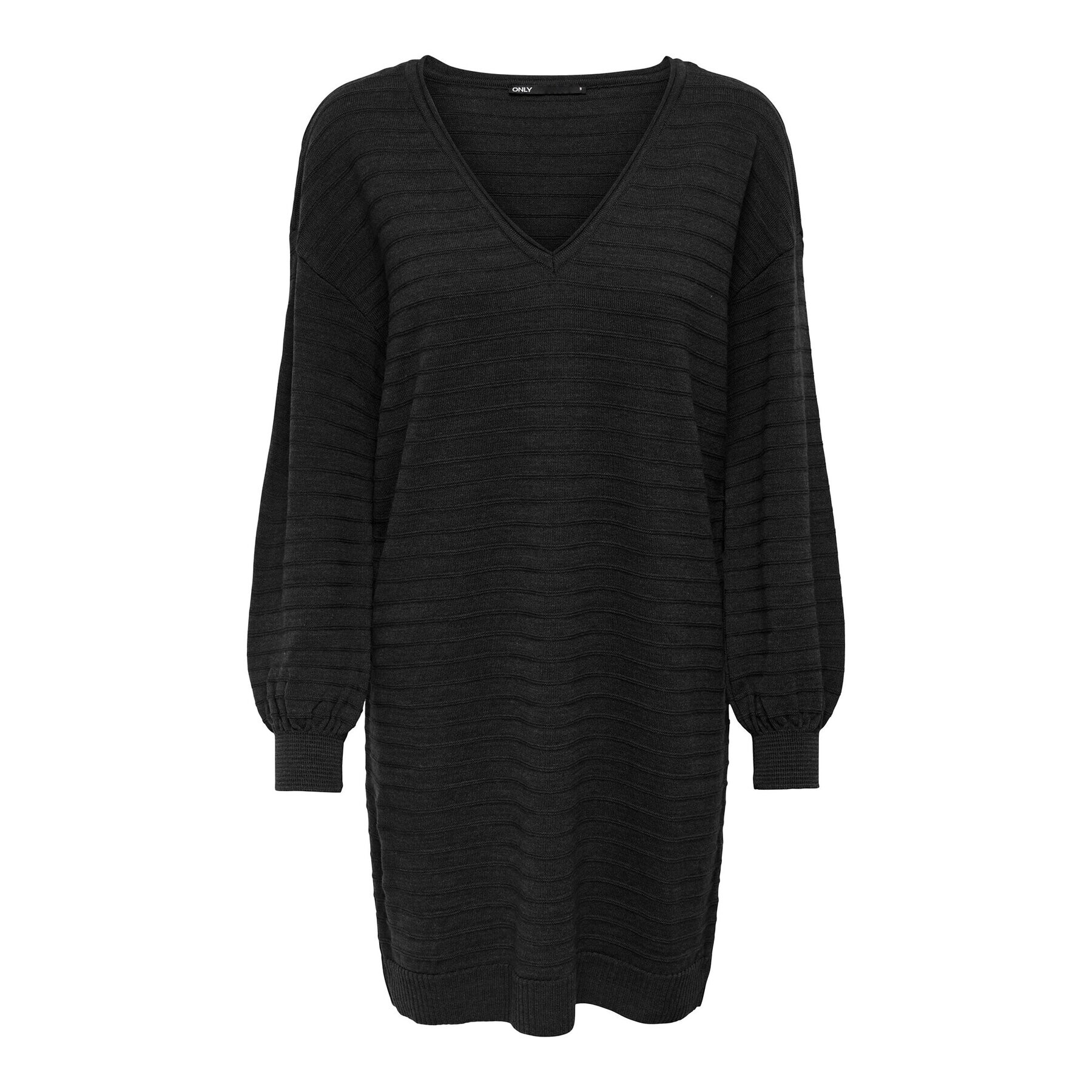 ONLY Плетена рокля 15294523 Черен Regular Fit - Pepit.bg