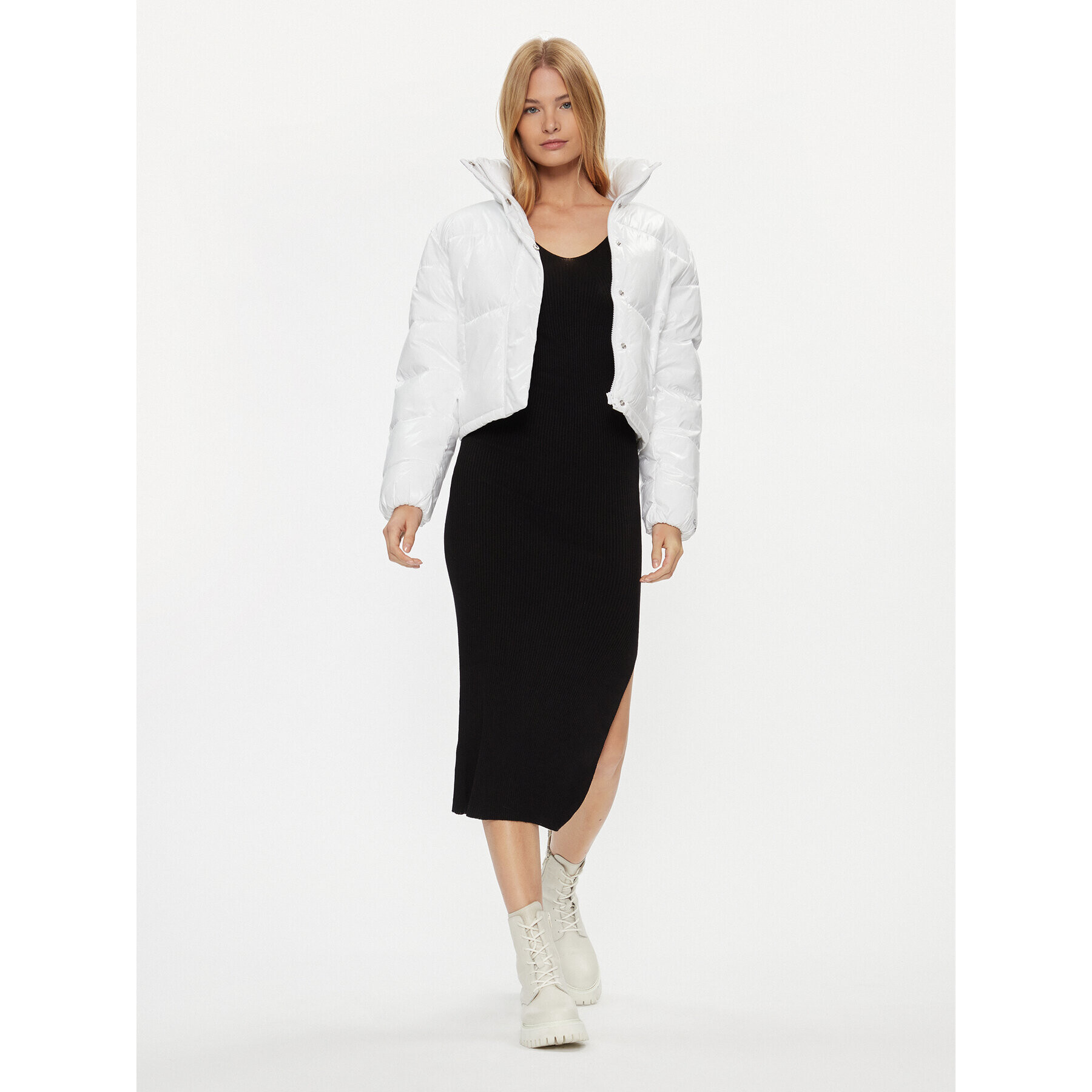 ONLY Плетена рокля 15302348 Черен Regular Fit - Pepit.bg