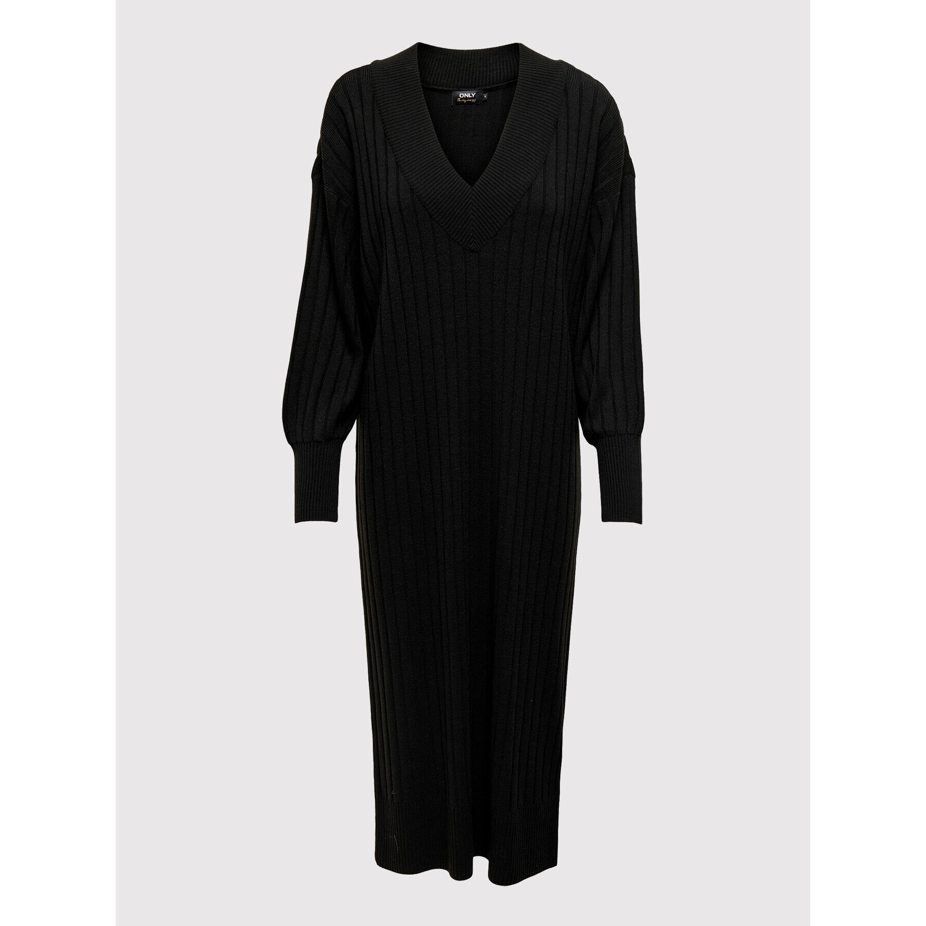 ONLY Плетена рокля New Tessa 15236372 Черен Regular Fit - Pepit.bg
