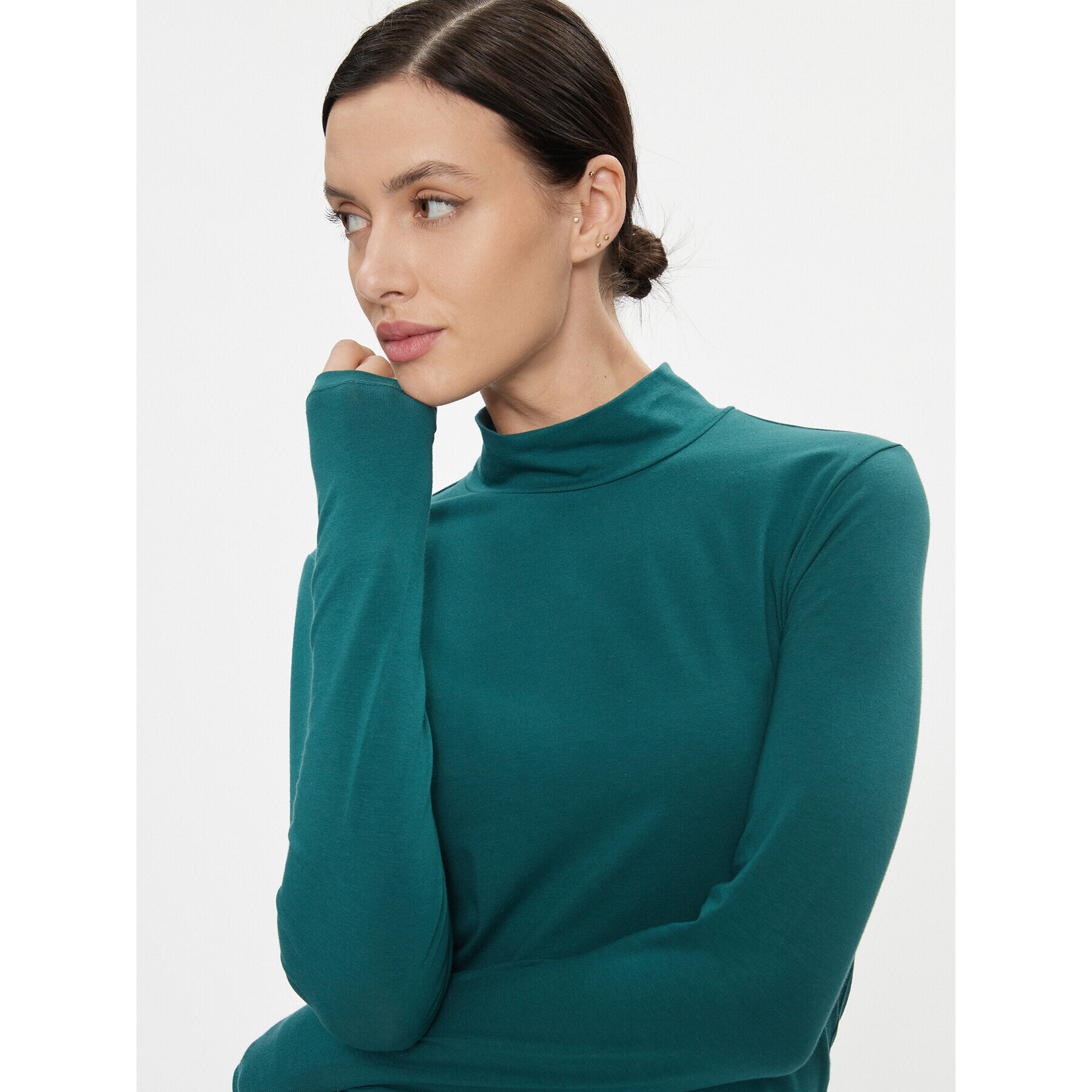 ONLY Поло 15280335 Зелен Regular Fit - Pepit.bg