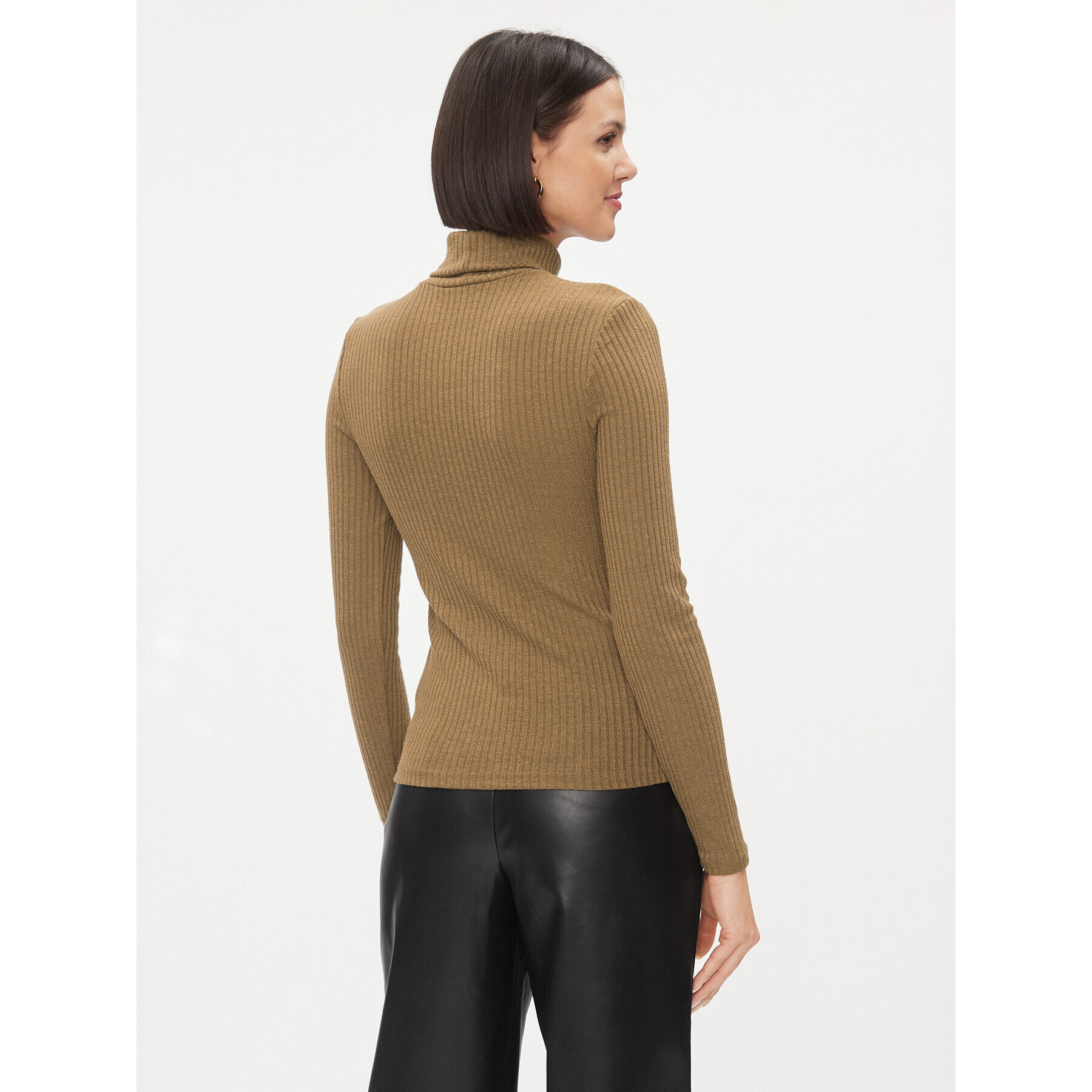 ONLY Поло 15307687 Кафяв Regular Fit - Pepit.bg