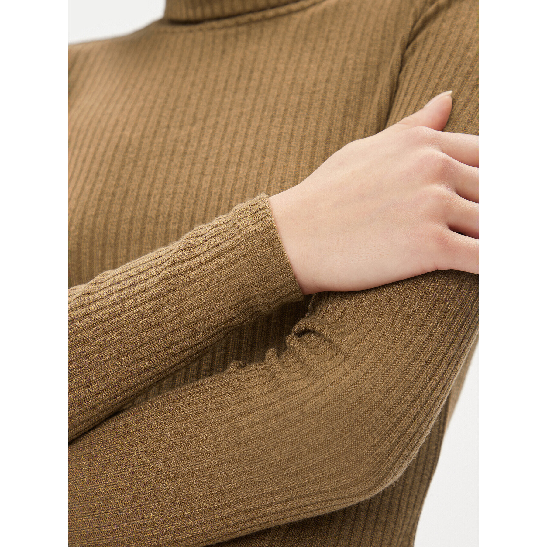 ONLY Поло 15307687 Кафяв Regular Fit - Pepit.bg