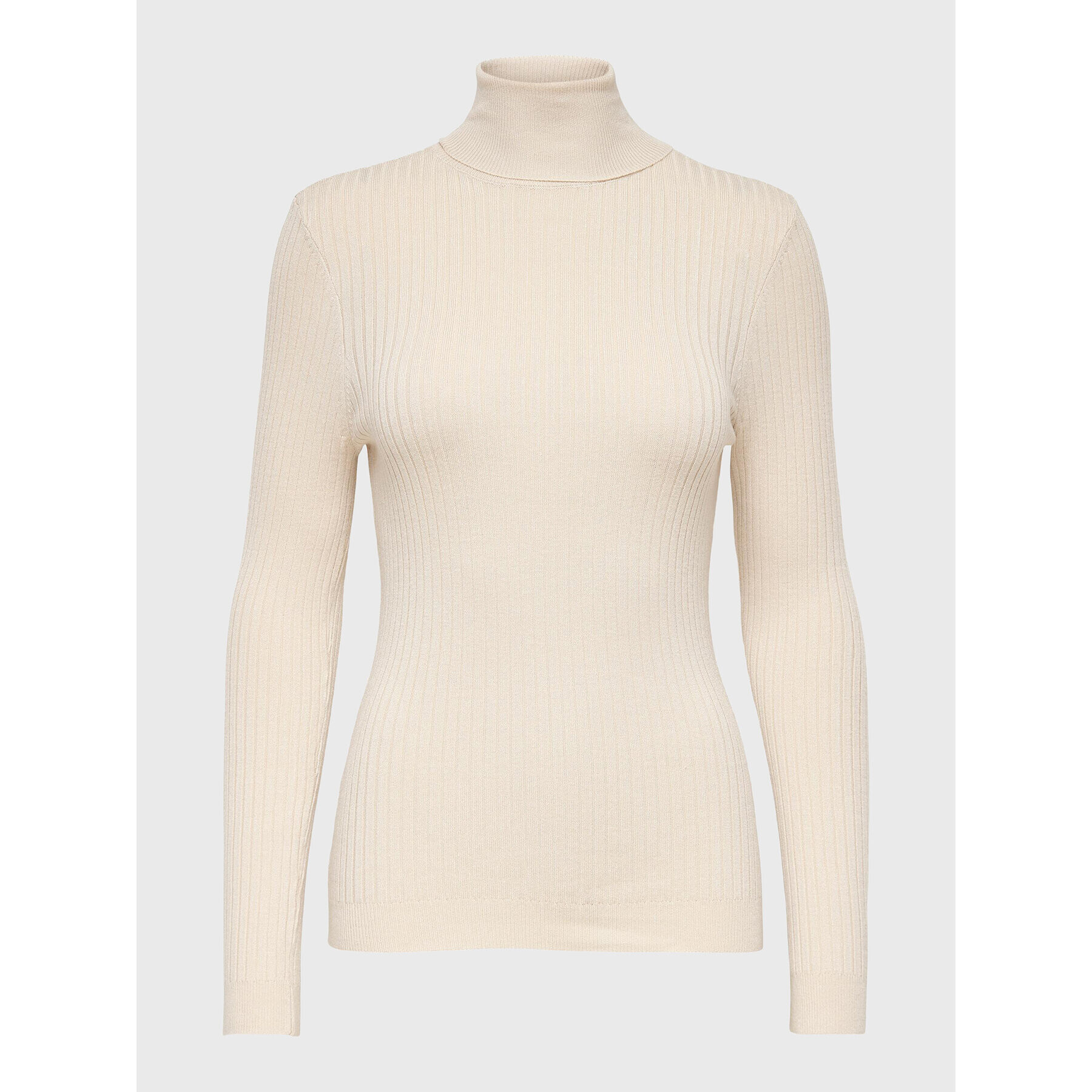 ONLY Поло Karol 15165075 Бежов Slim Fit - Pepit.bg