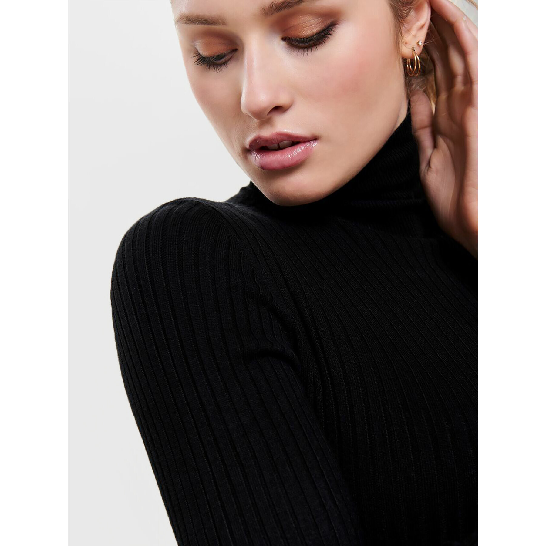 ONLY Поло Karol 15165075 Черен Slim Fit - Pepit.bg