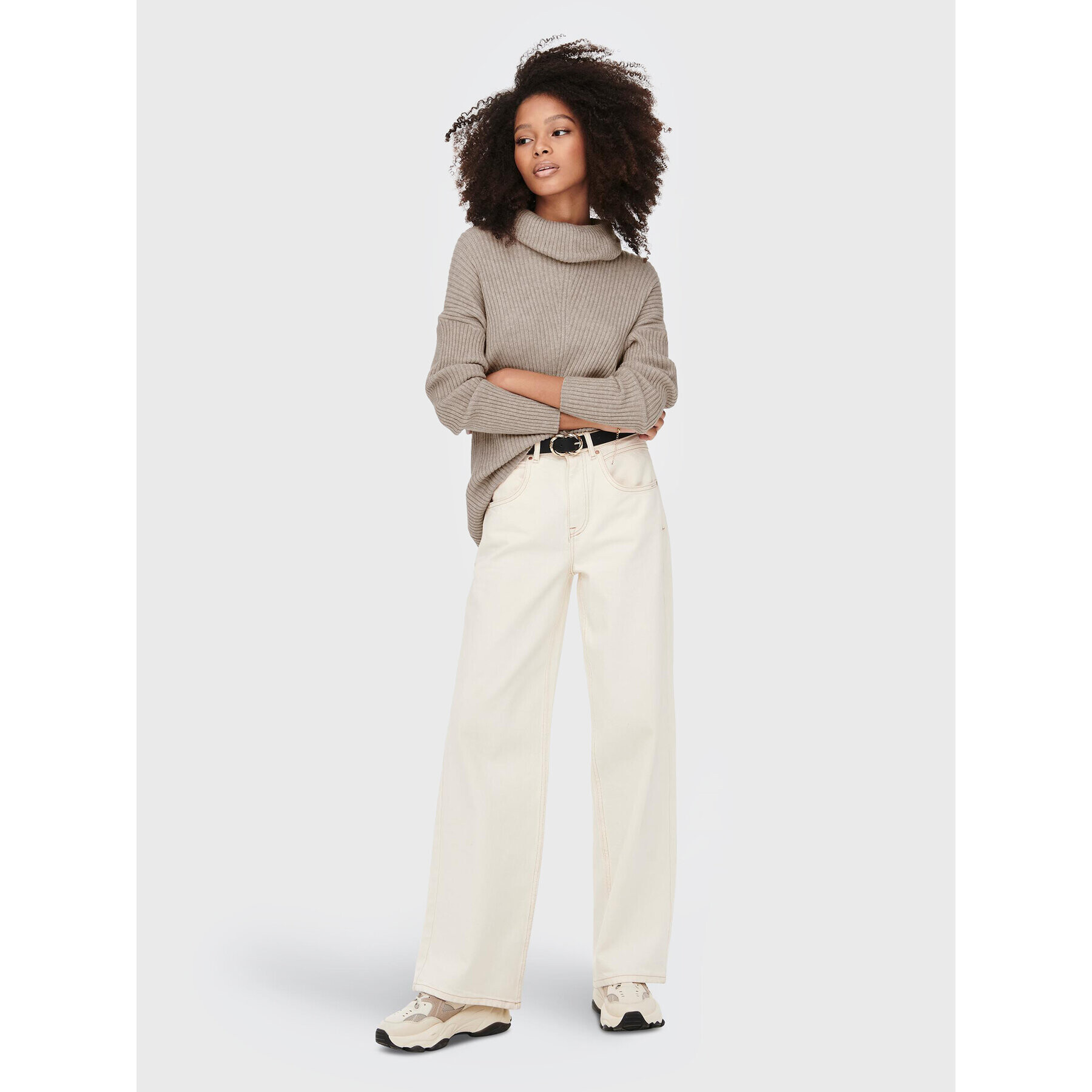 ONLY Поло Katia 15232493 Бежов Regular Fit - Pepit.bg