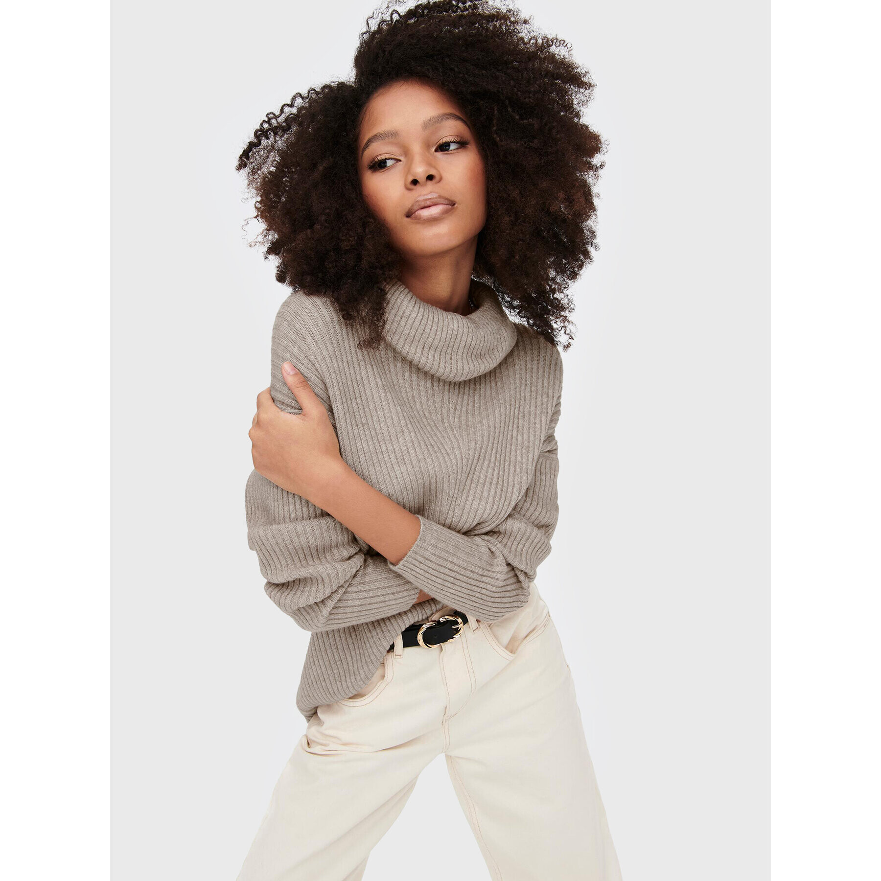 ONLY Поло Katia 15232493 Бежов Regular Fit - Pepit.bg