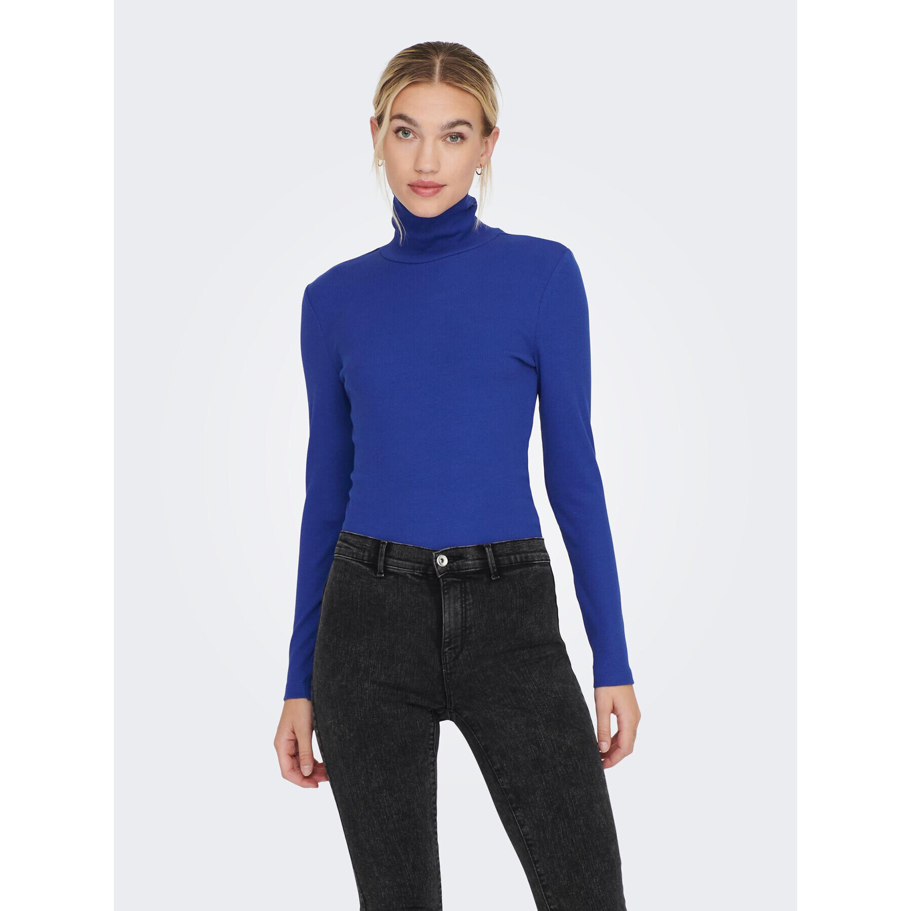 ONLY Поло Philine 15273867 Син Slim Fit - Pepit.bg