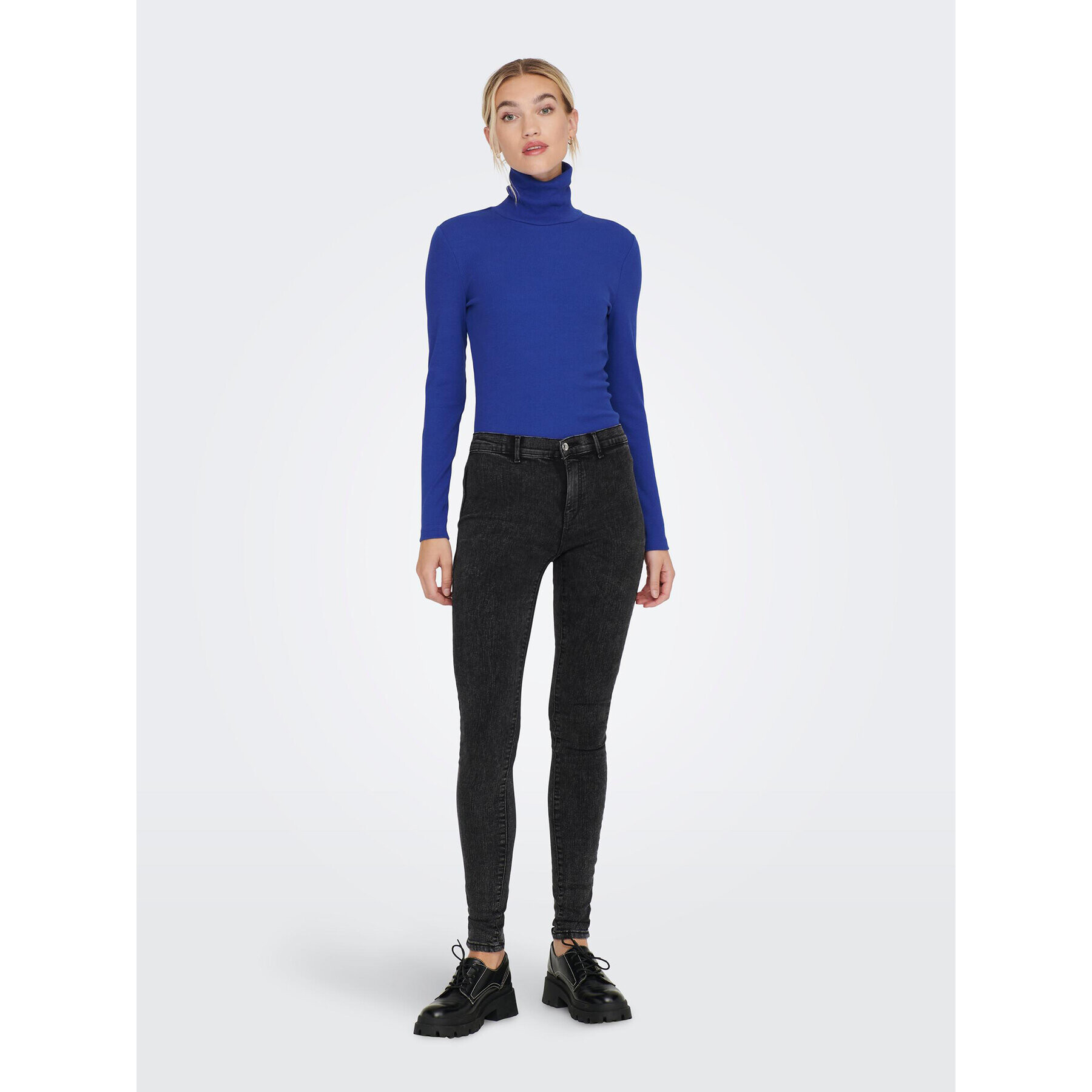 ONLY Поло Philine 15273867 Син Slim Fit - Pepit.bg