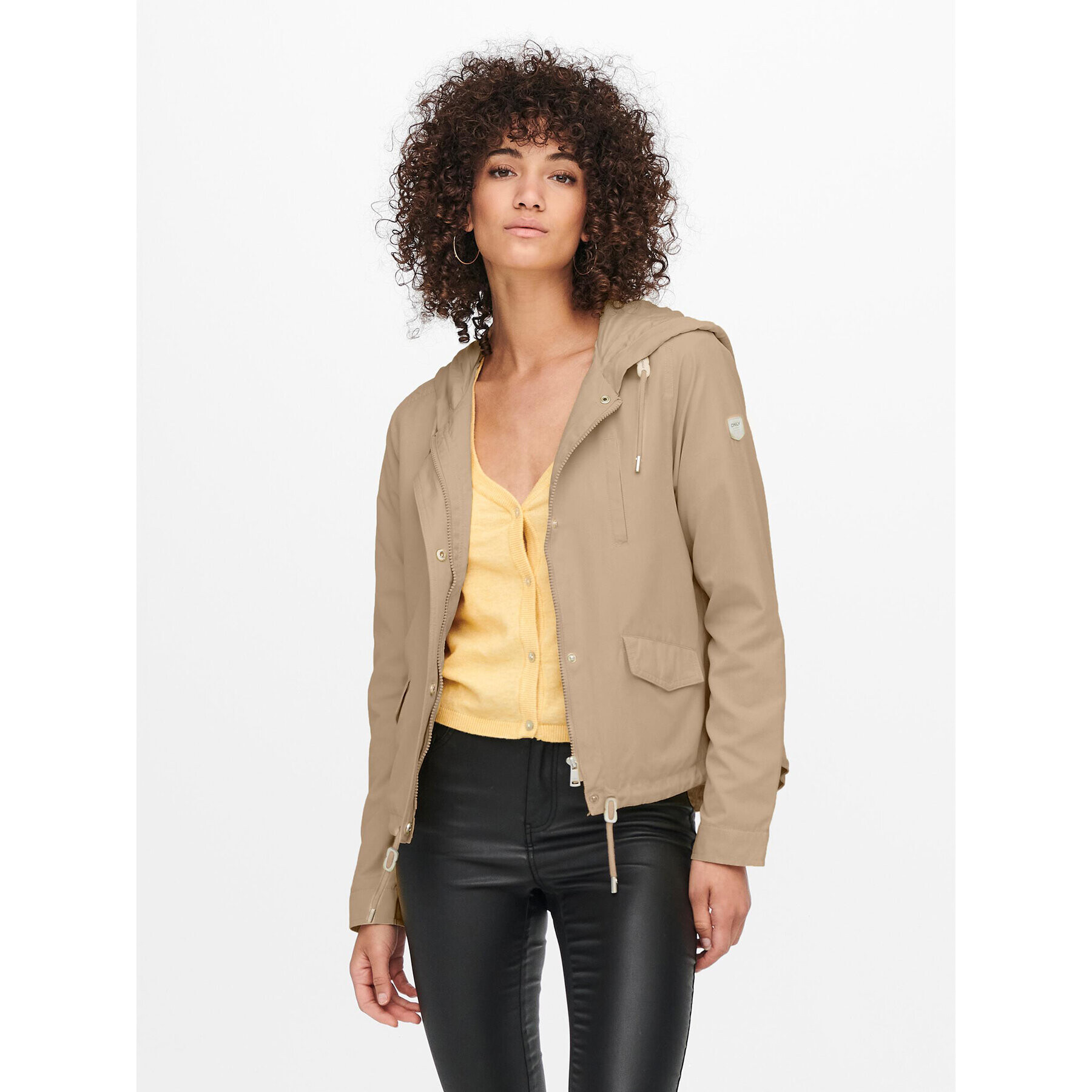 ONLY Преходно яке 15218613 Кафяв Regular Fit - Pepit.bg