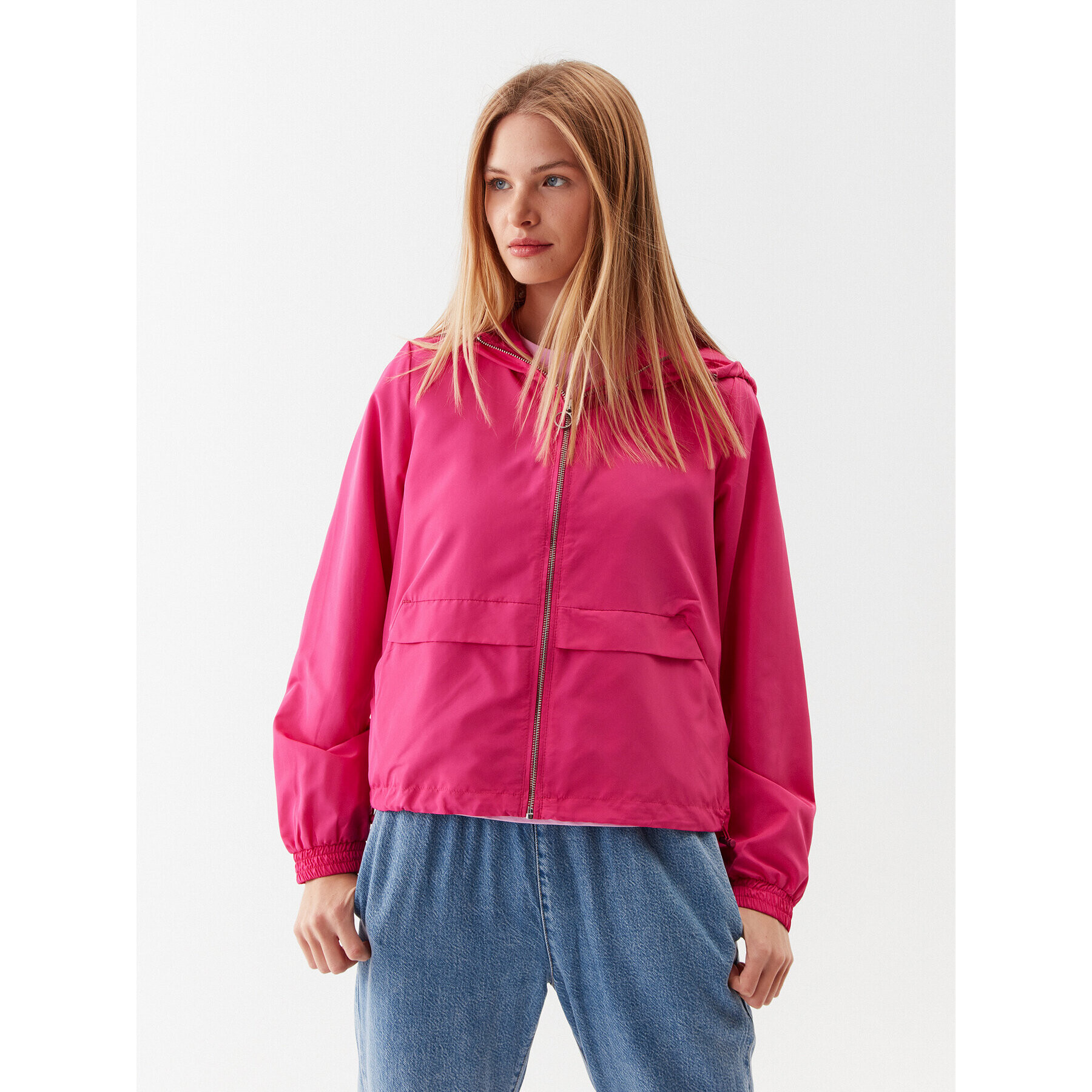 ONLY Преходно яке 15246189 Виолетов Relaxed Fit - Pepit.bg