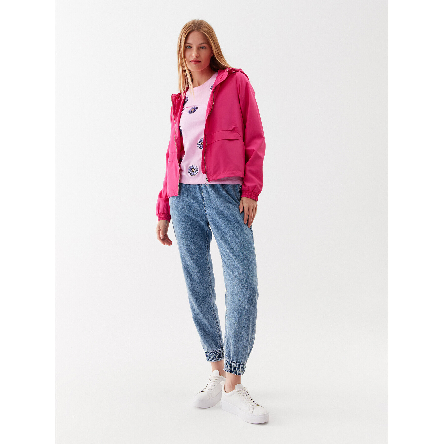 ONLY Преходно яке 15246189 Виолетов Relaxed Fit - Pepit.bg