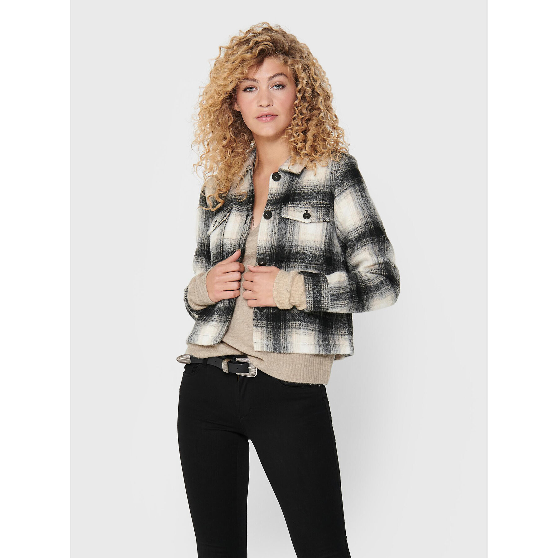 ONLY Преходно яке Lou 15208838 Бежов Regular Fit - Pepit.bg