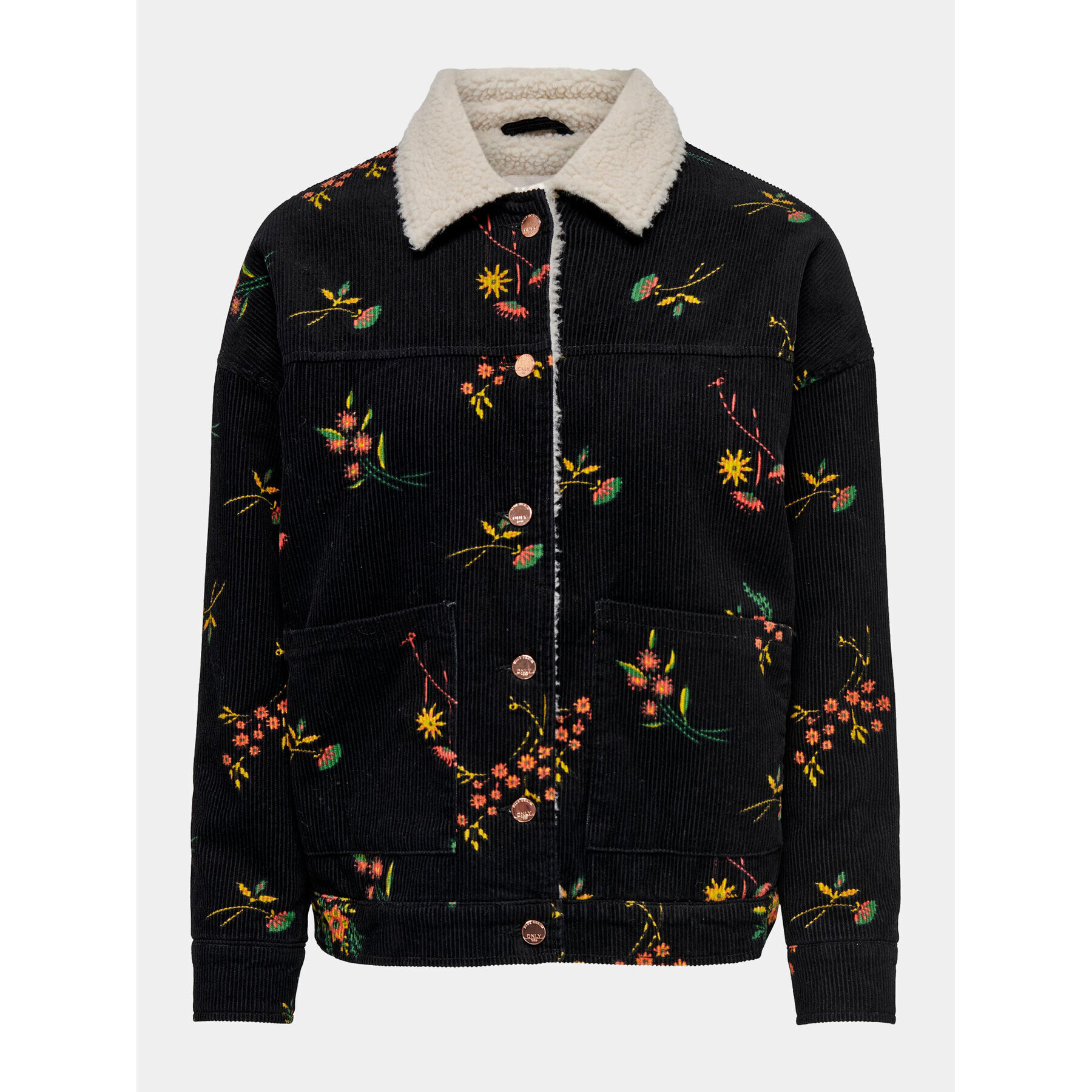 ONLY Преходно яке Shania 15267303 Черен Regular Fit - Pepit.bg