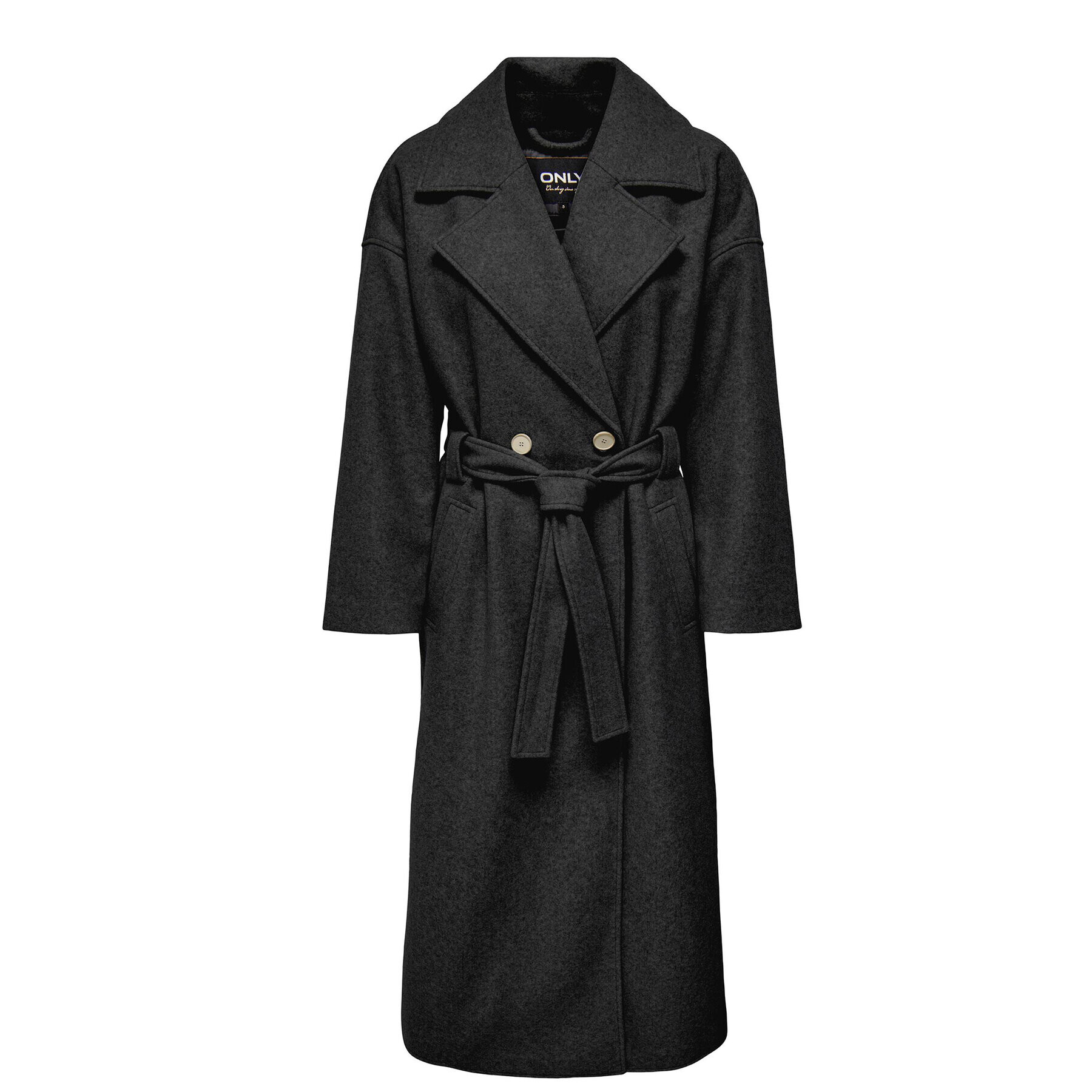ONLY Преходно палто 15292812 Черен Regular Fit - Pepit.bg