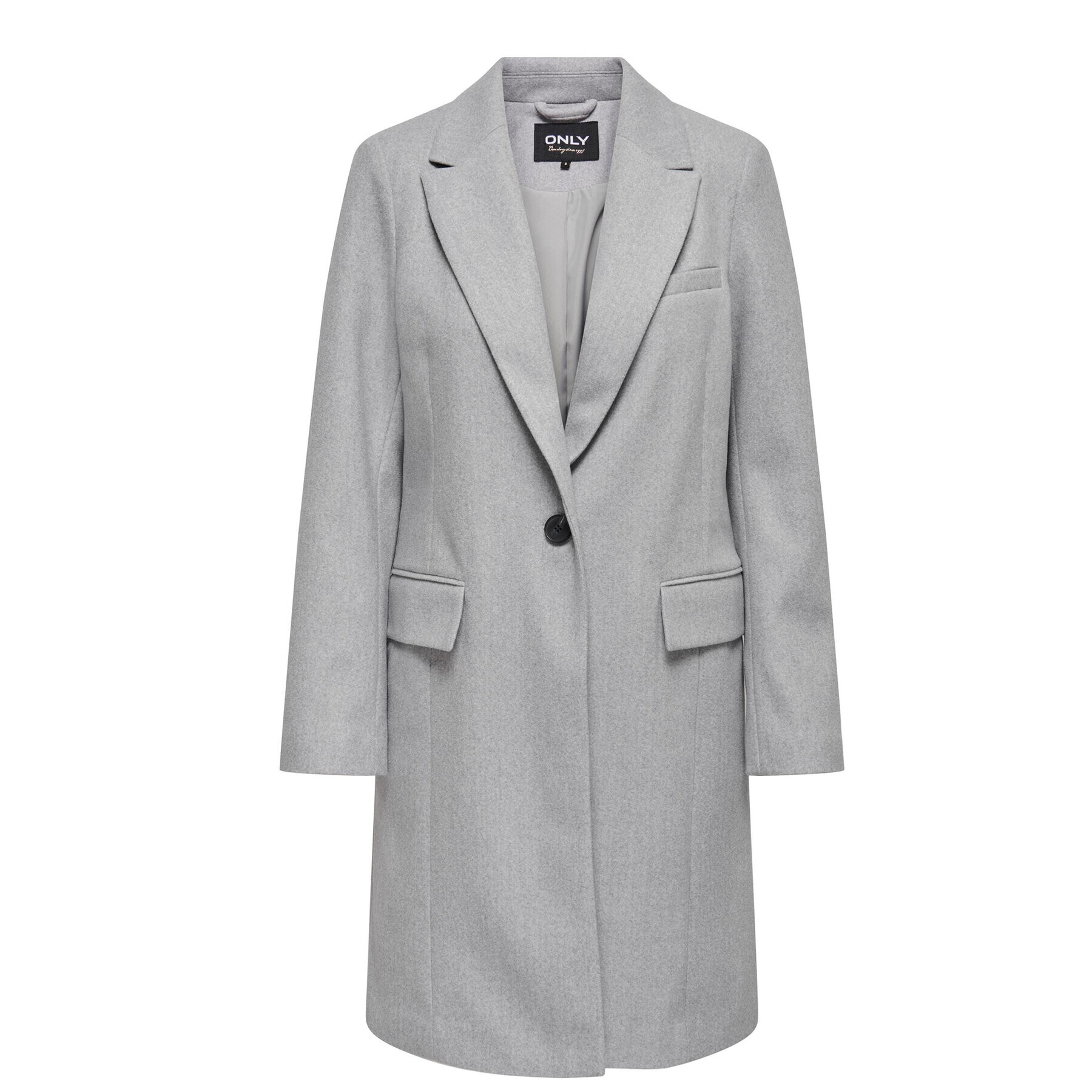 ONLY Преходно палто Nancy 15292832 Сив Regular Fit - Pepit.bg