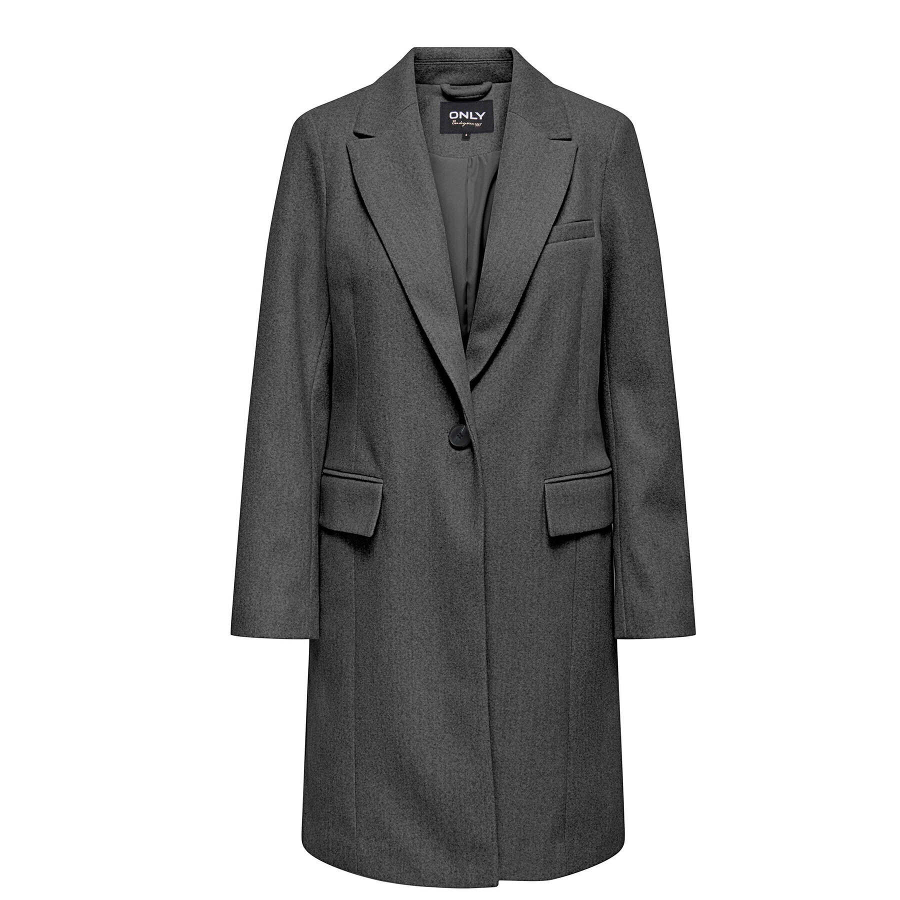 ONLY Преходно палто Nancy 15292832 Сив Regular Fit - Pepit.bg