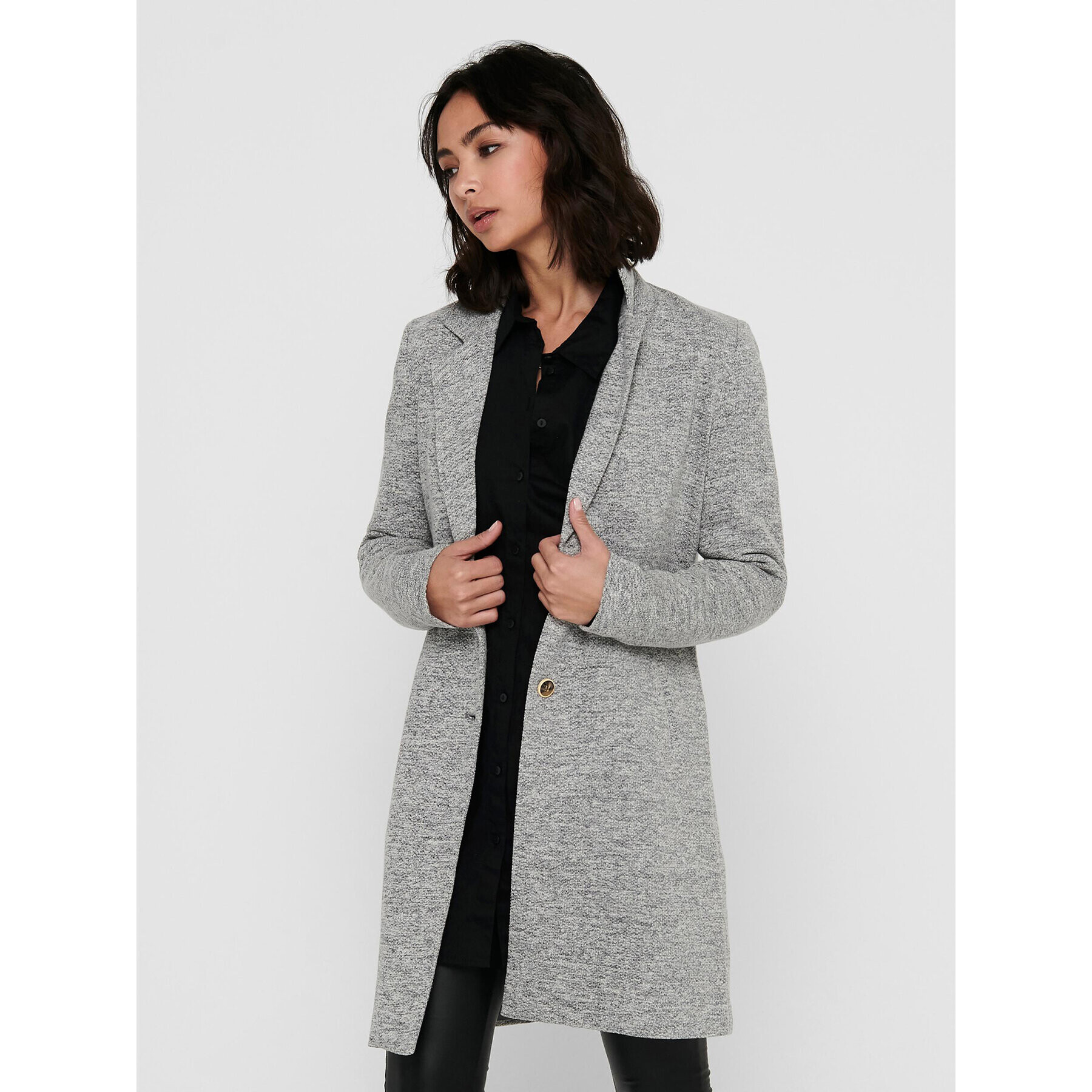 ONLY Преходно палто Carrie 15173066 Сив Regular Fit - Pepit.bg