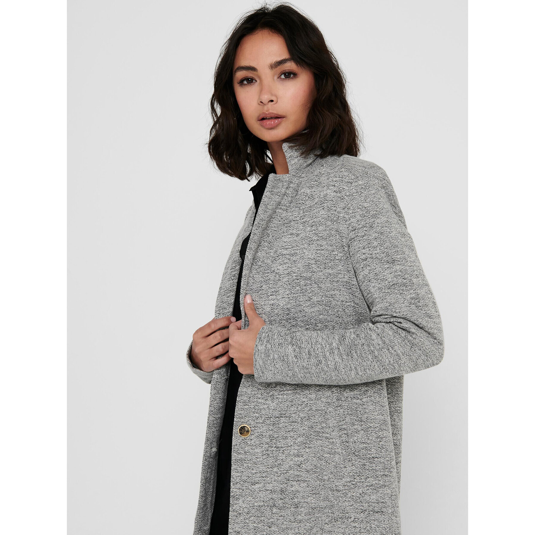 ONLY Преходно палто Carrie 15173066 Сив Regular Fit - Pepit.bg