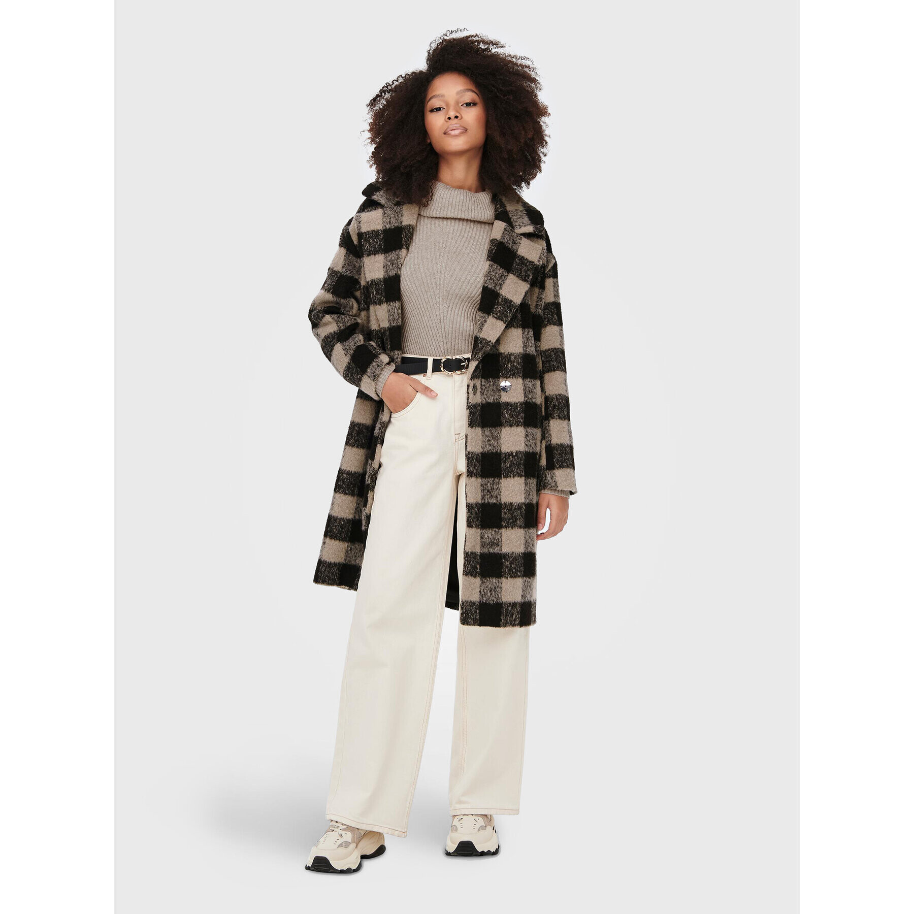 ONLY Преходно палто Jane 15259962 Кафяв Regular Fit - Pepit.bg