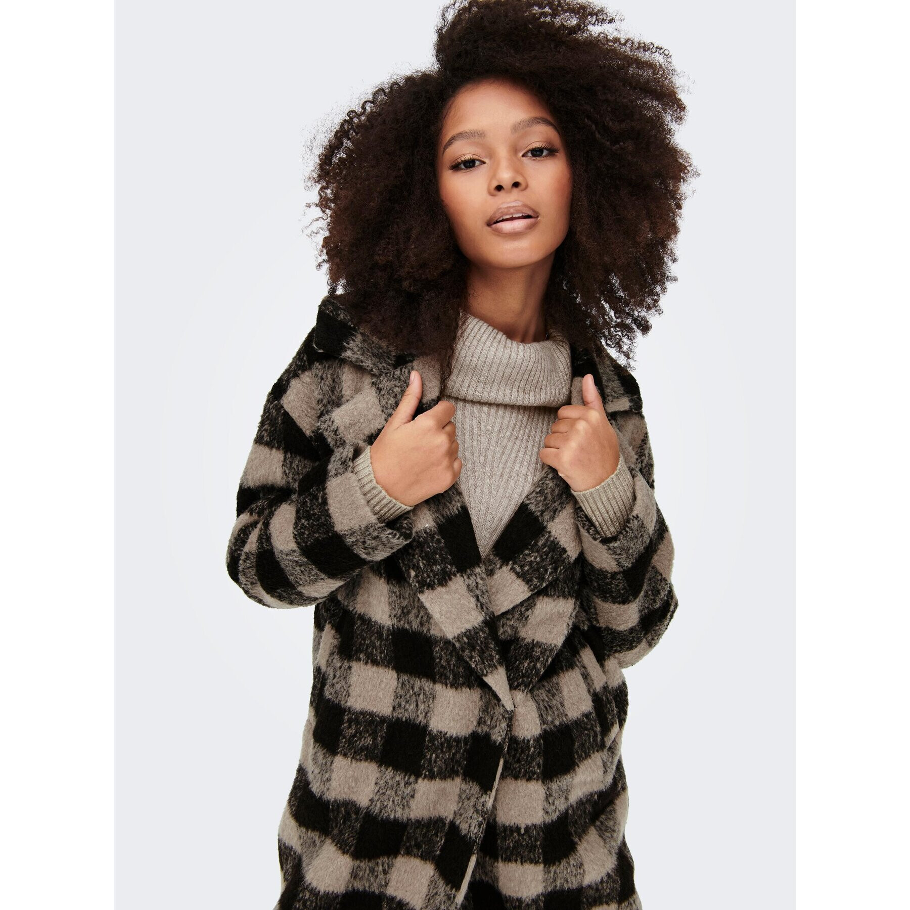 ONLY Преходно палто Jane 15259962 Кафяв Regular Fit - Pepit.bg