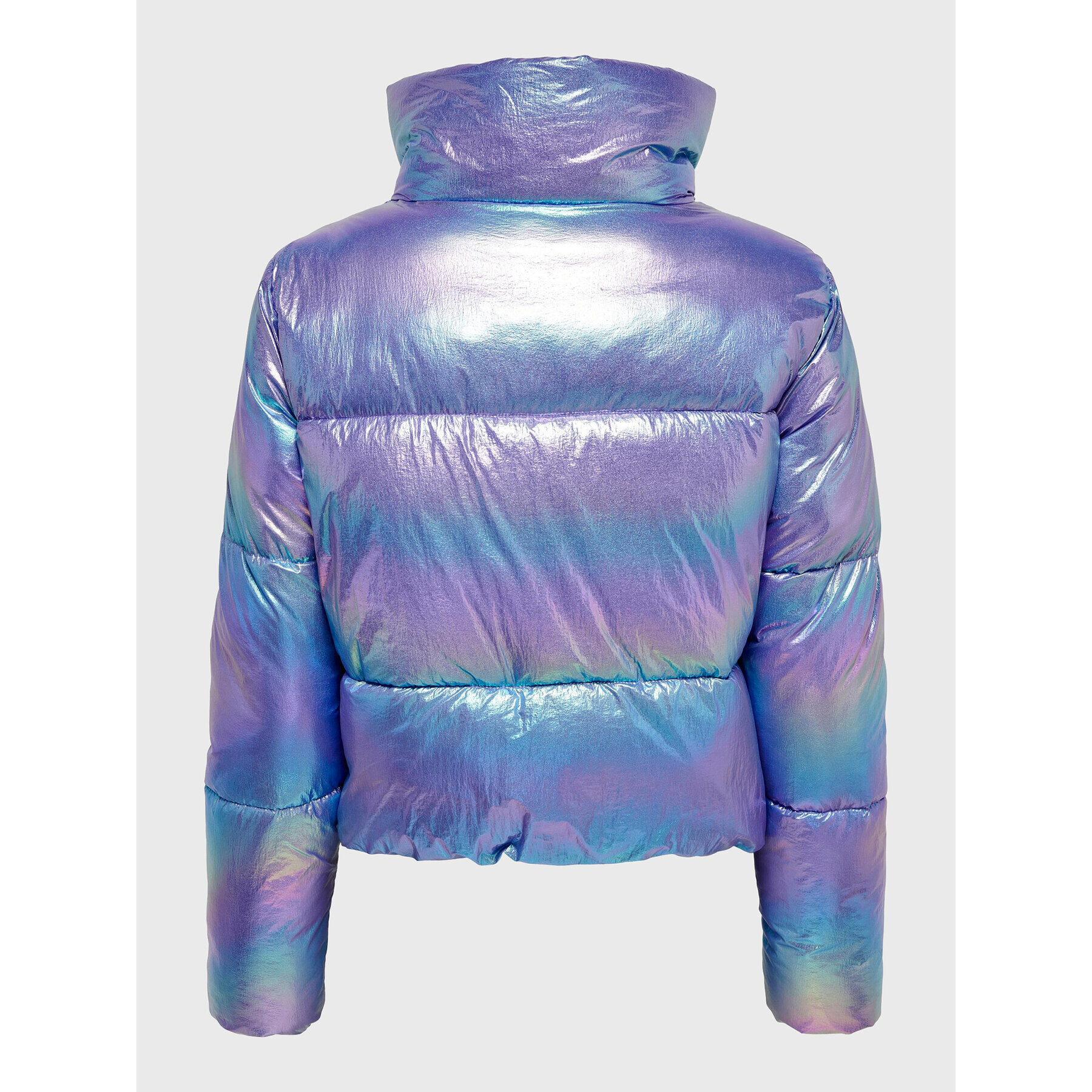 ONLY Пухено яке Celine 15261237 Виолетов Regular Fit - Pepit.bg