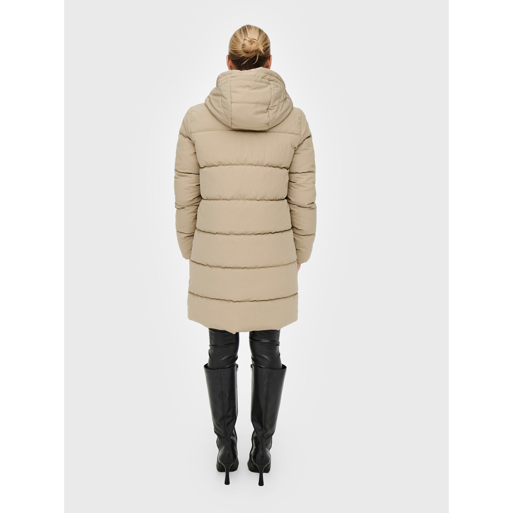 ONLY Пухено яке Dolly 15205369 Бежов Regular Fit - Pepit.bg