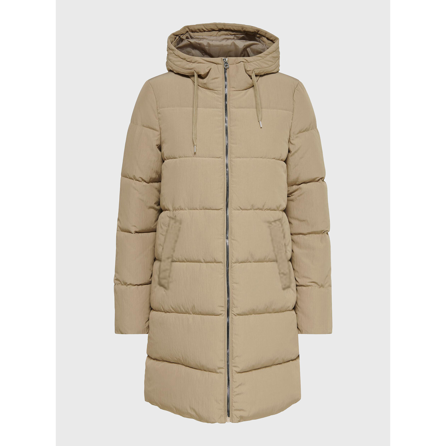 ONLY Пухено яке Dolly 15205369 Бежов Regular Fit - Pepit.bg