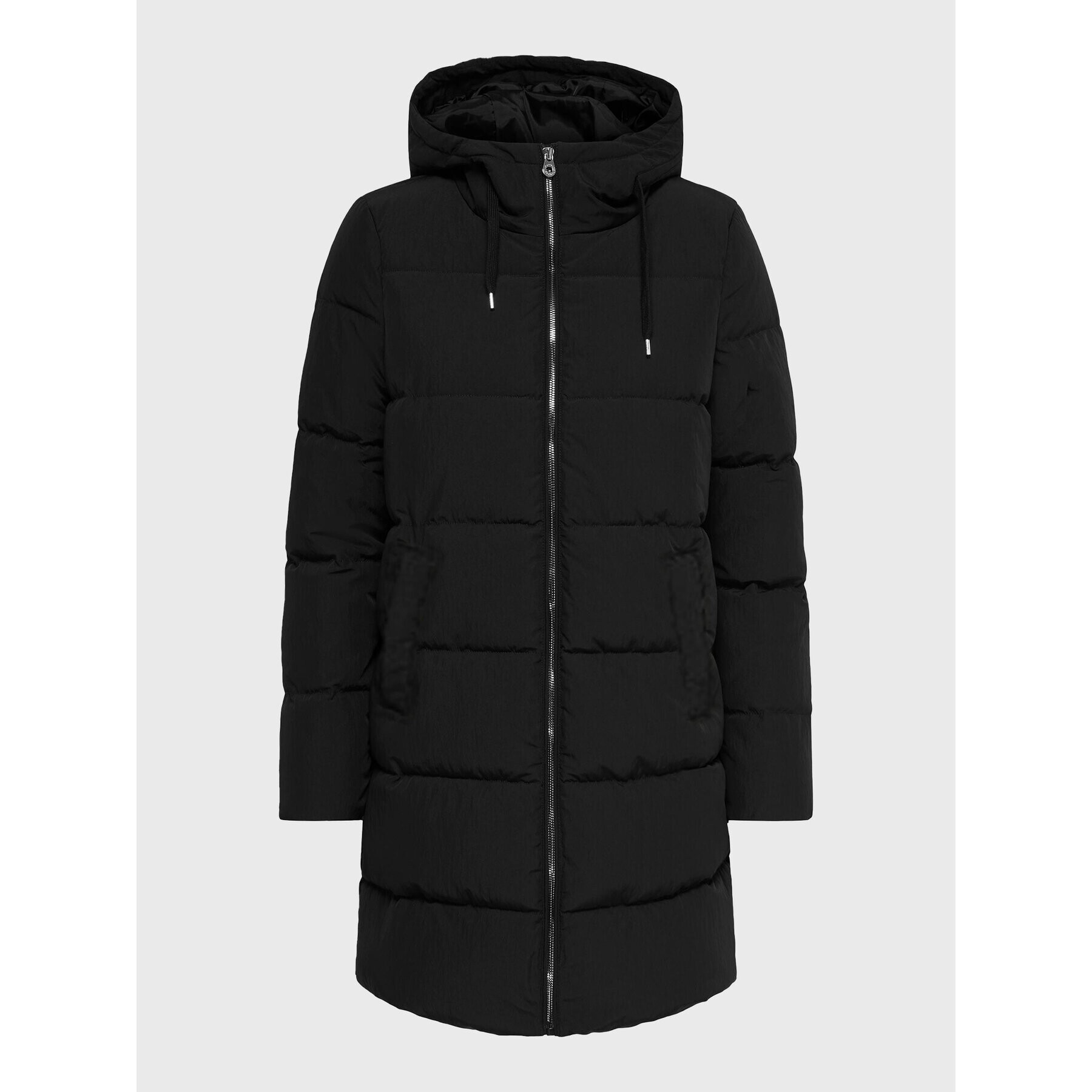 ONLY Пухено яке Dolly 15205369 Черен Regular Fit - Pepit.bg