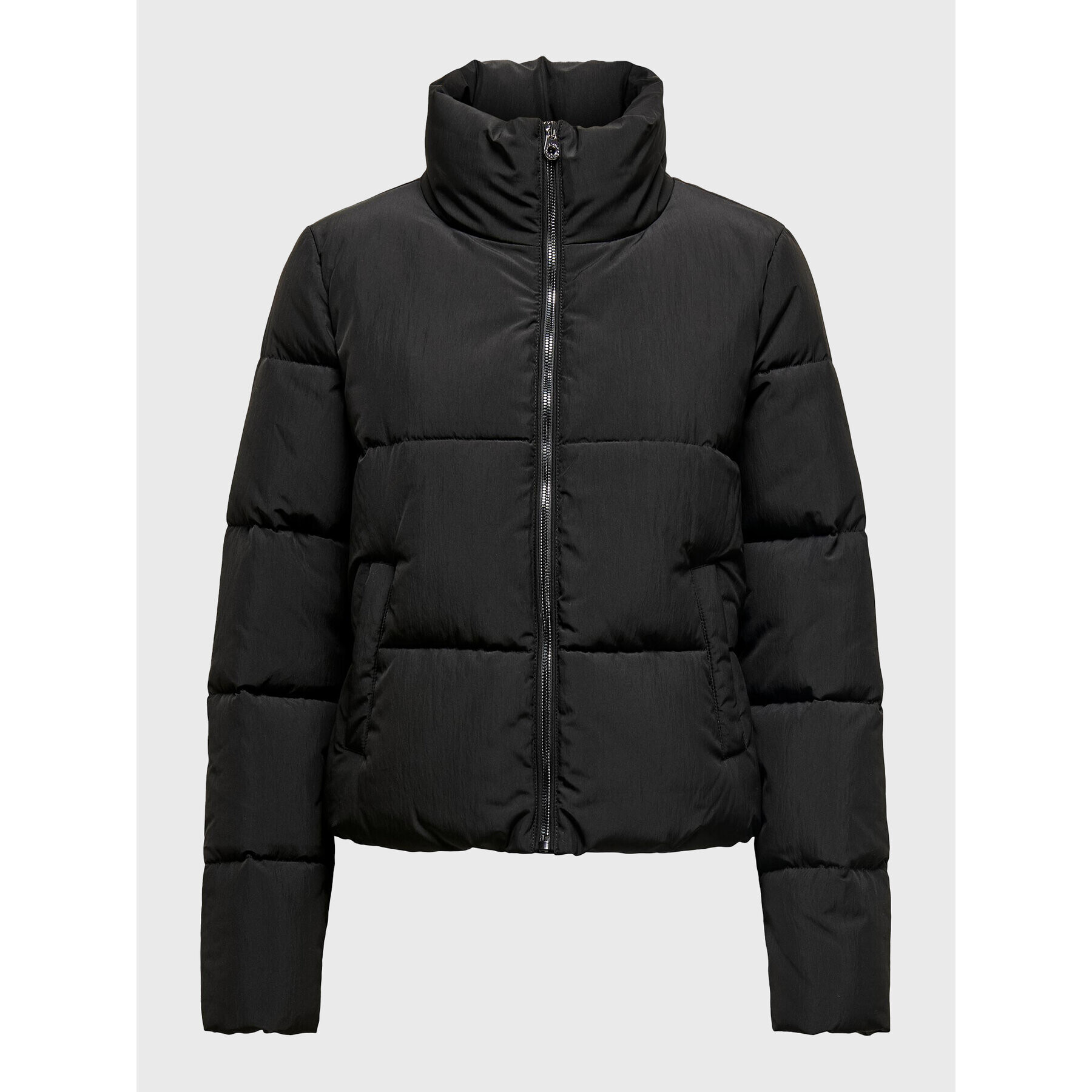 ONLY Пухено яке Dolly 15205371 Черен Regular Fit - Pepit.bg