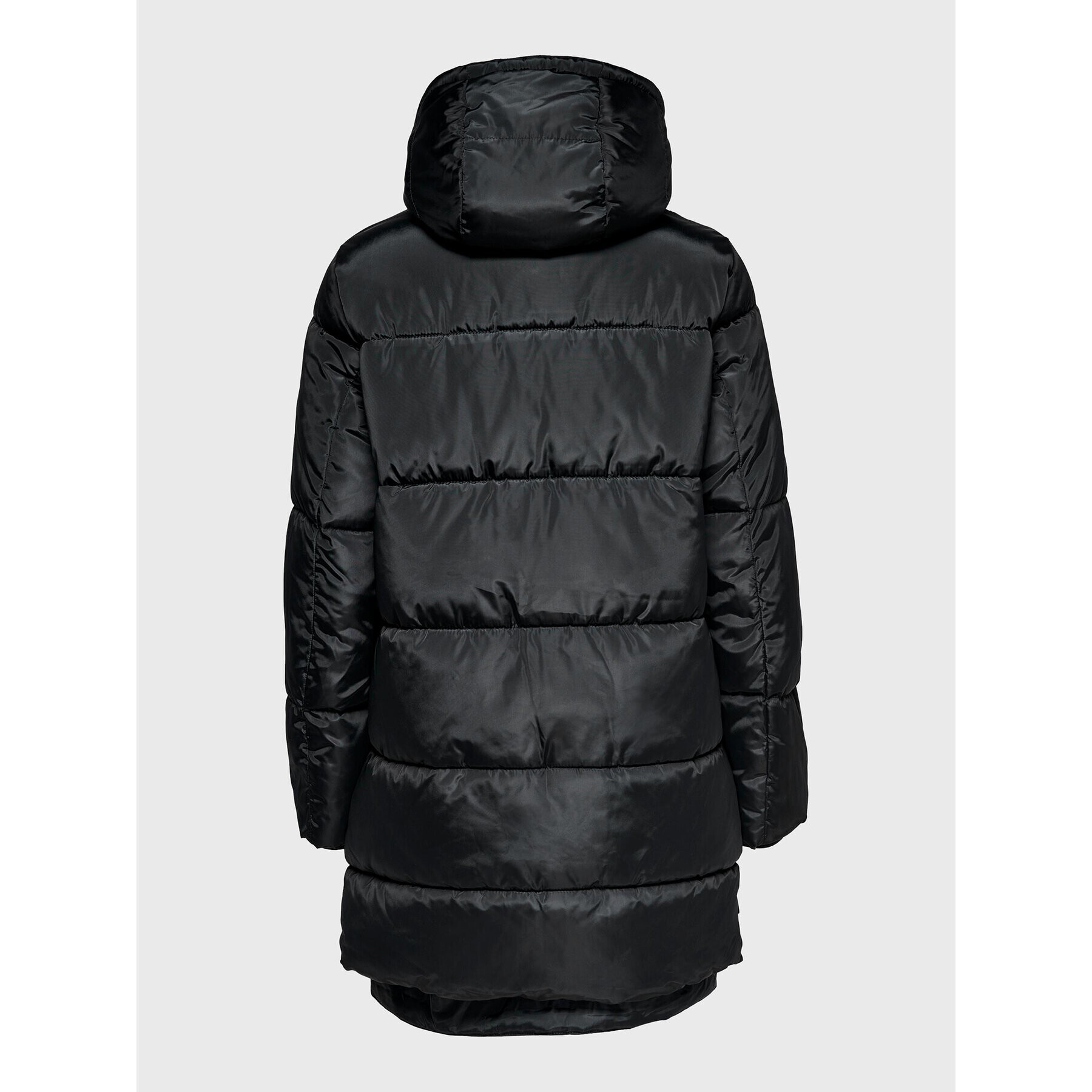 ONLY Пухено яке Nora 15230125 Черен Regular Fit - Pepit.bg