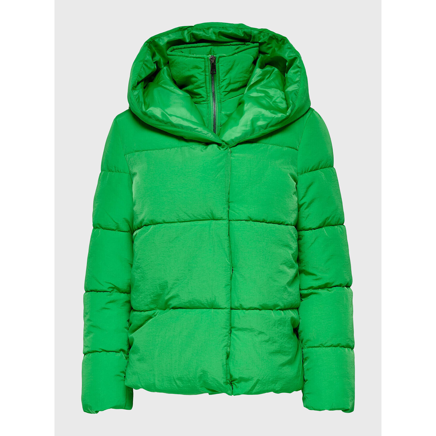 ONLY Пухено яке Sydney 15231475 Зелен Regular Fit - Pepit.bg