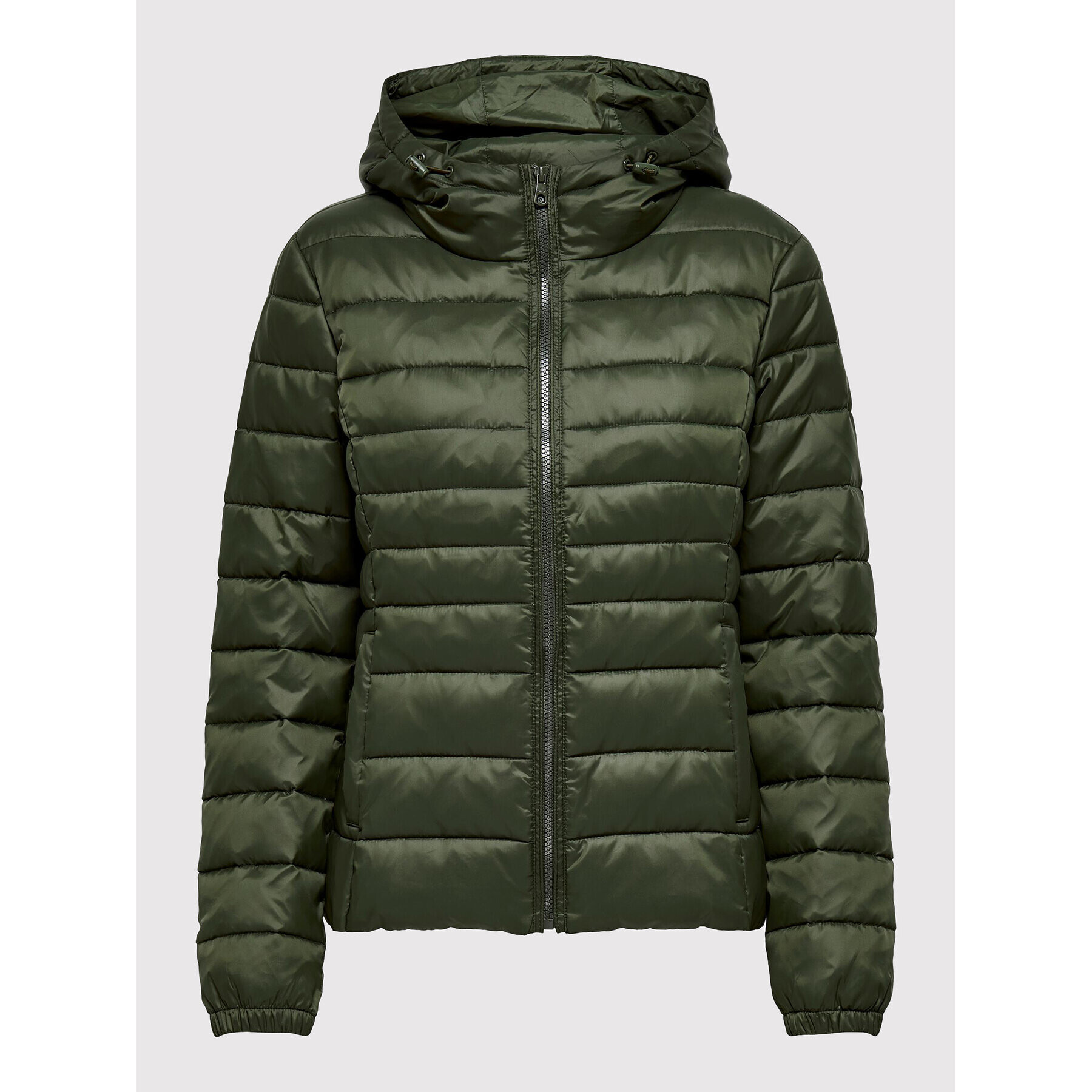ONLY Пухено яке Tahoe 15156569 Зелен Regular Fit - Pepit.bg