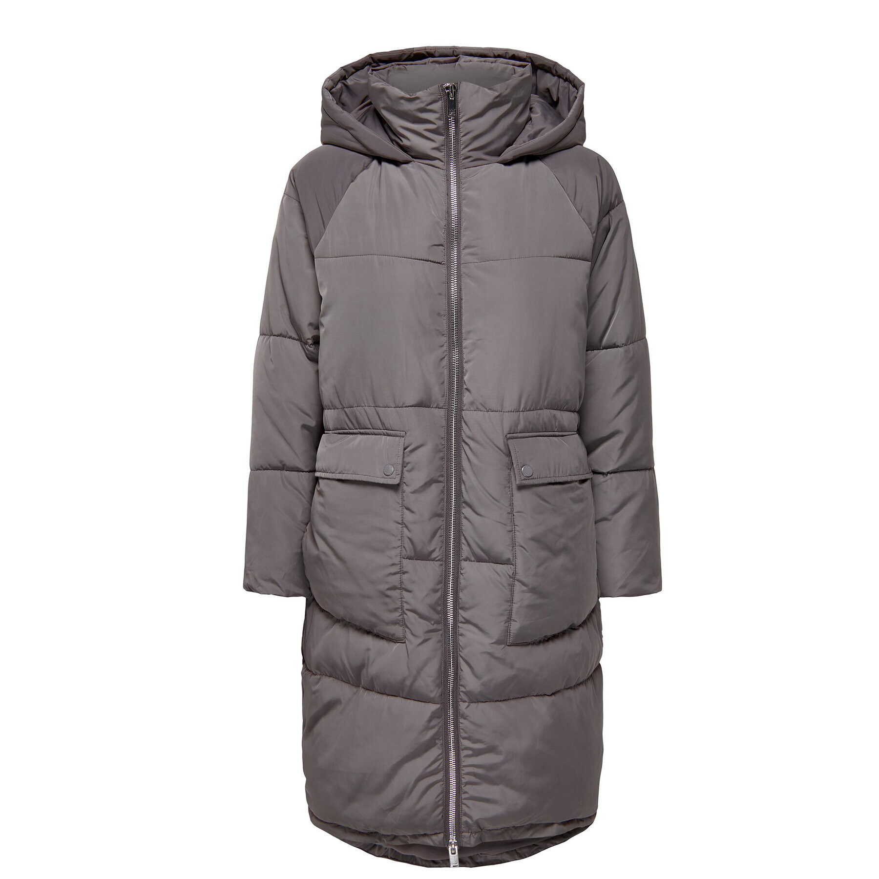 ONLY Пухено яке 15160167 Сив Relaxed Fit - Pepit.bg