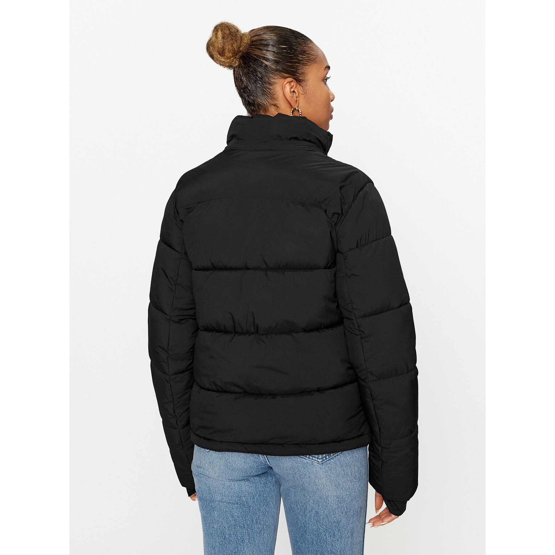 ONLY Пухено яке 15287909 Черен Regular Fit - Pepit.bg