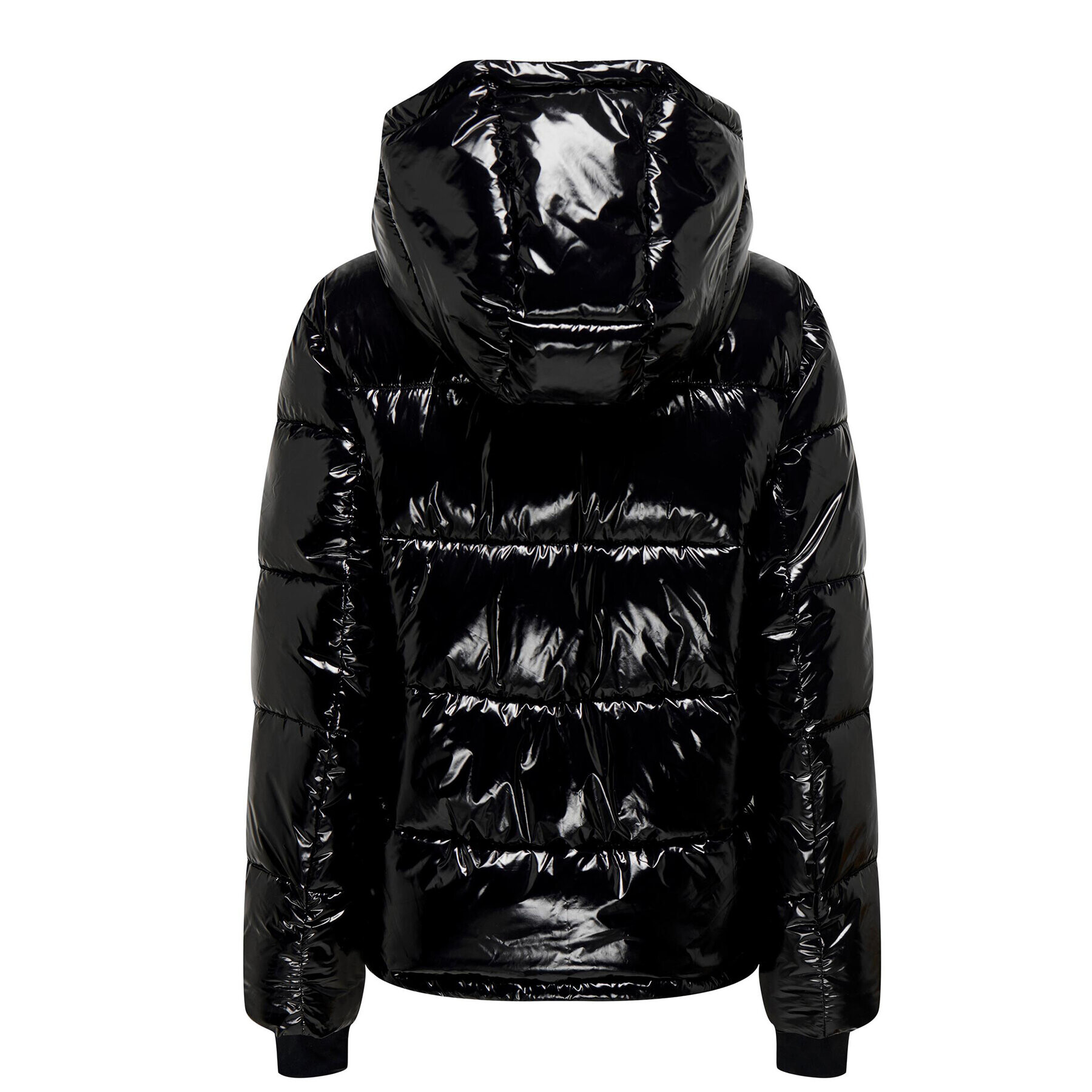 ONLY Пухено яке 15287919 Черен Regular Fit - Pepit.bg