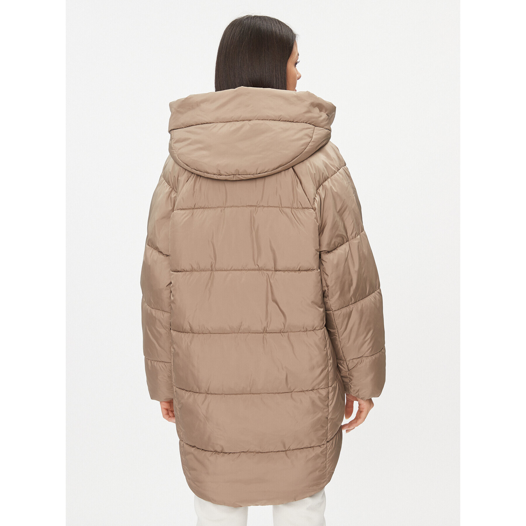 ONLY Пухено яке 15293818 Кафяв Regular Fit - Pepit.bg