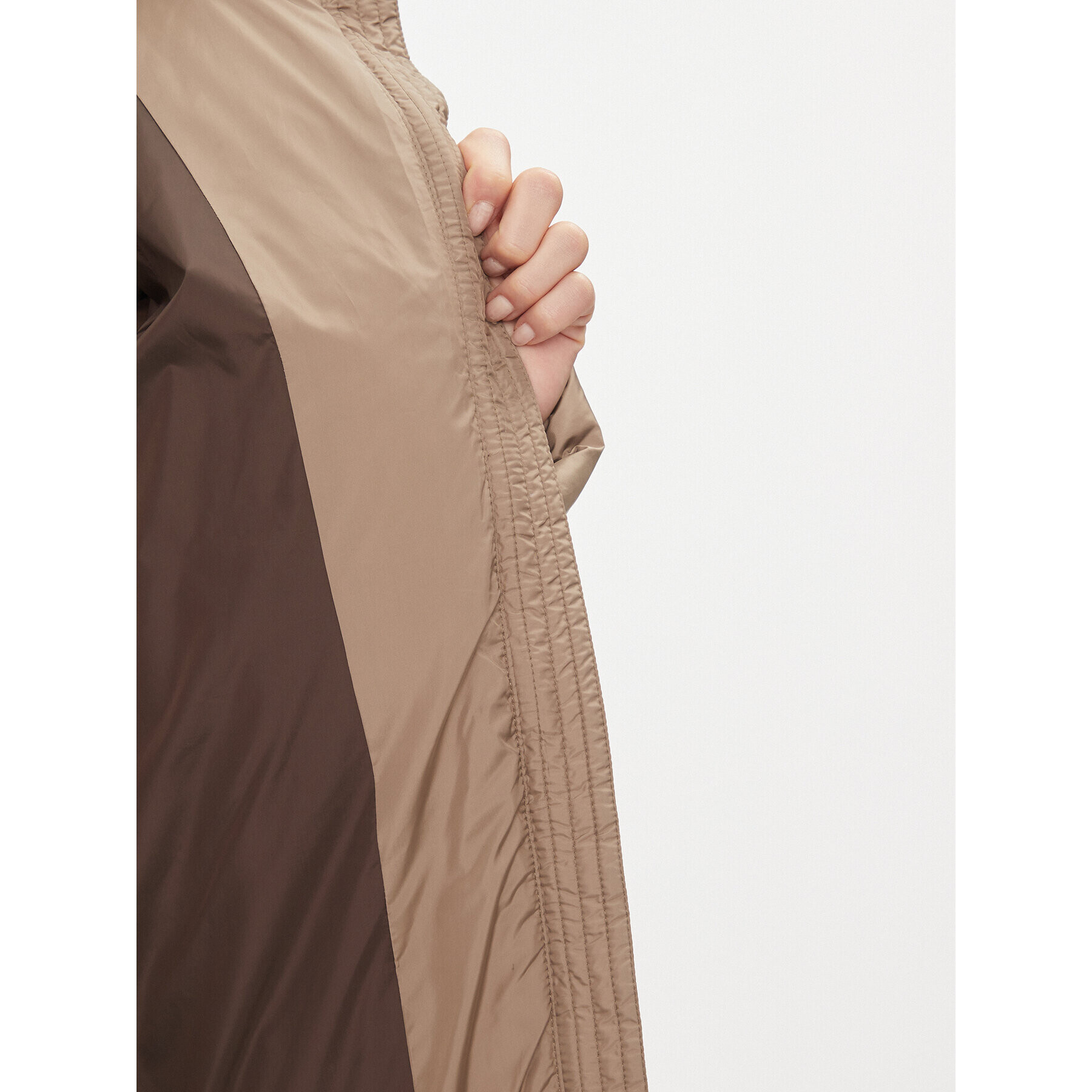 ONLY Пухено яке 15293818 Кафяв Regular Fit - Pepit.bg