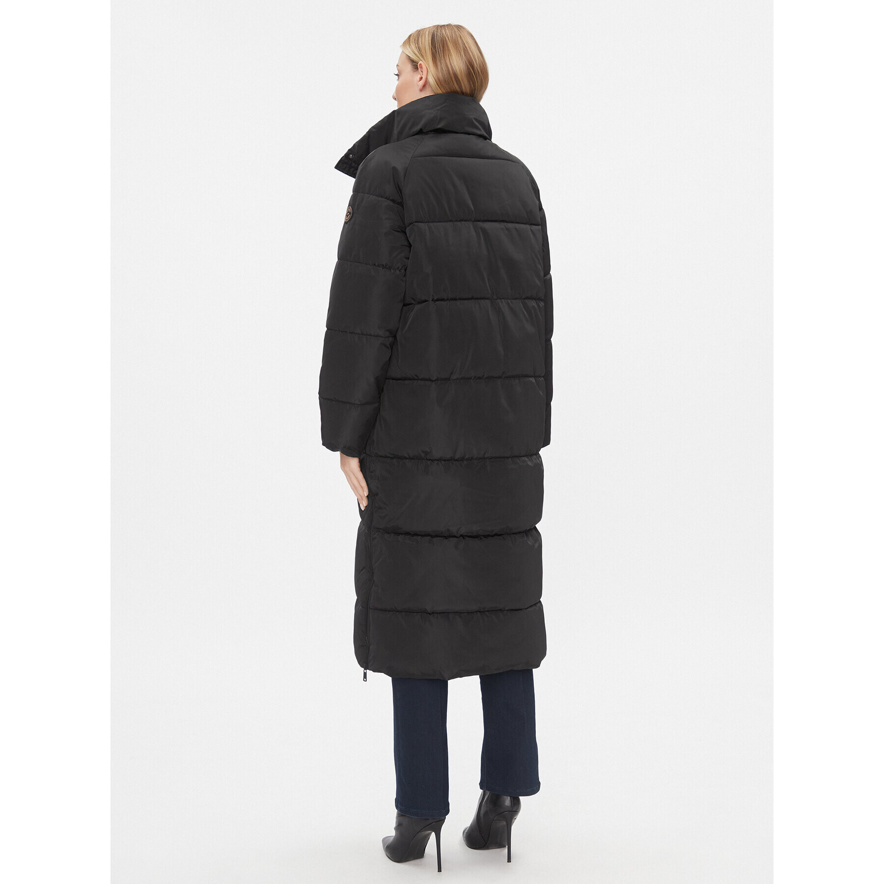 ONLY Пухено яке 15294315 Черен Regular Fit - Pepit.bg