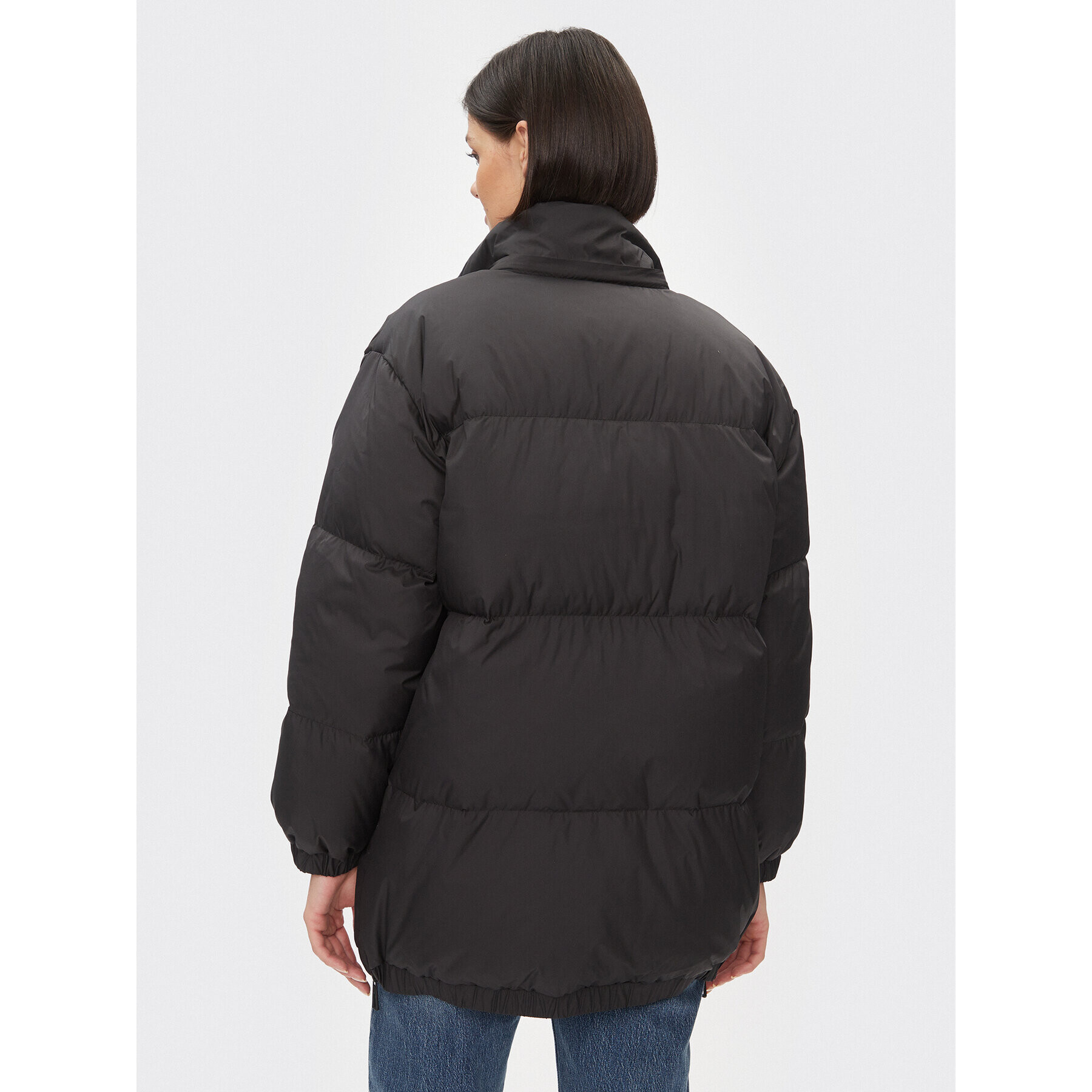 ONLY Пухено яке 15294690 Черен Regular Fit - Pepit.bg