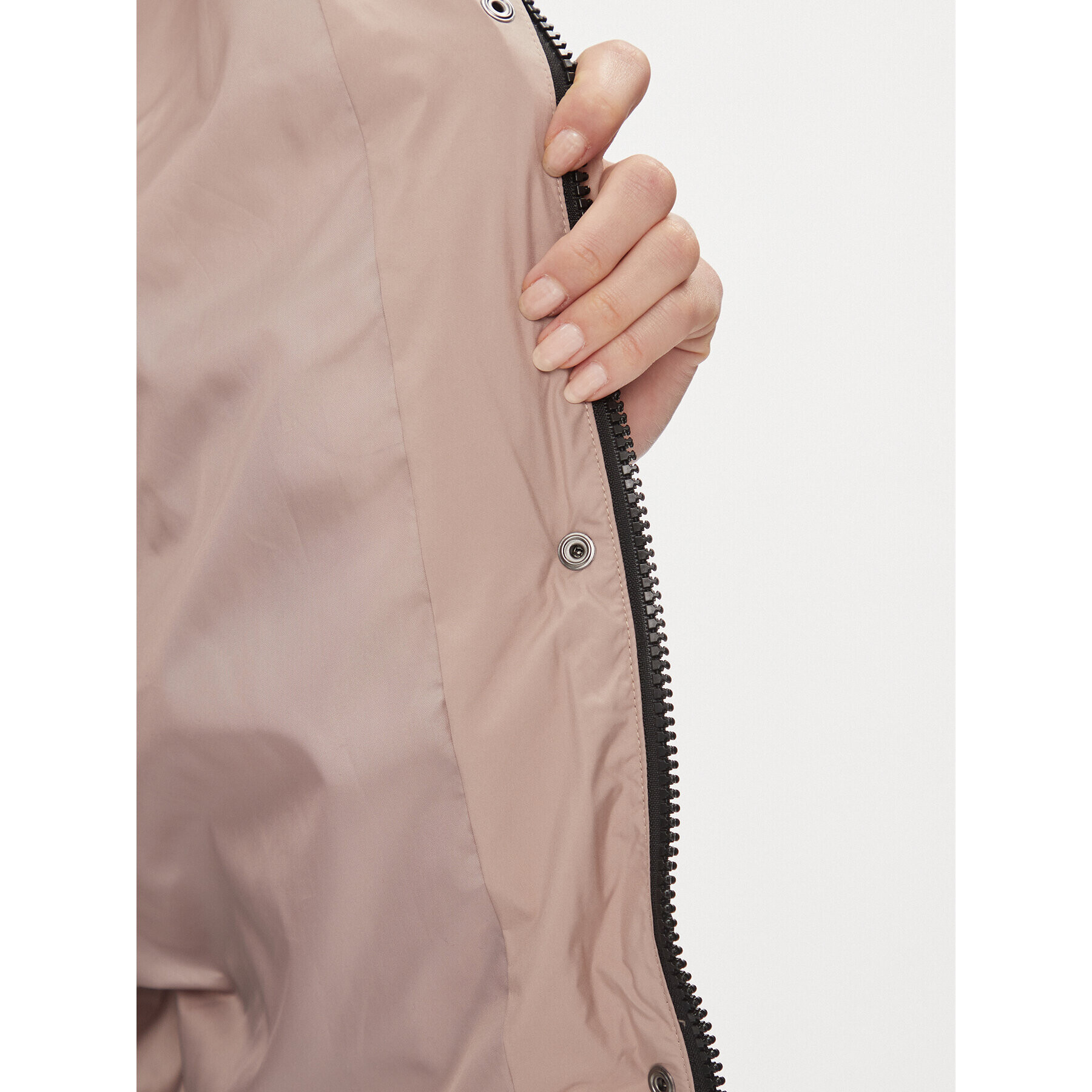 ONLY Пухено яке 15294690 Черен Regular Fit - Pepit.bg