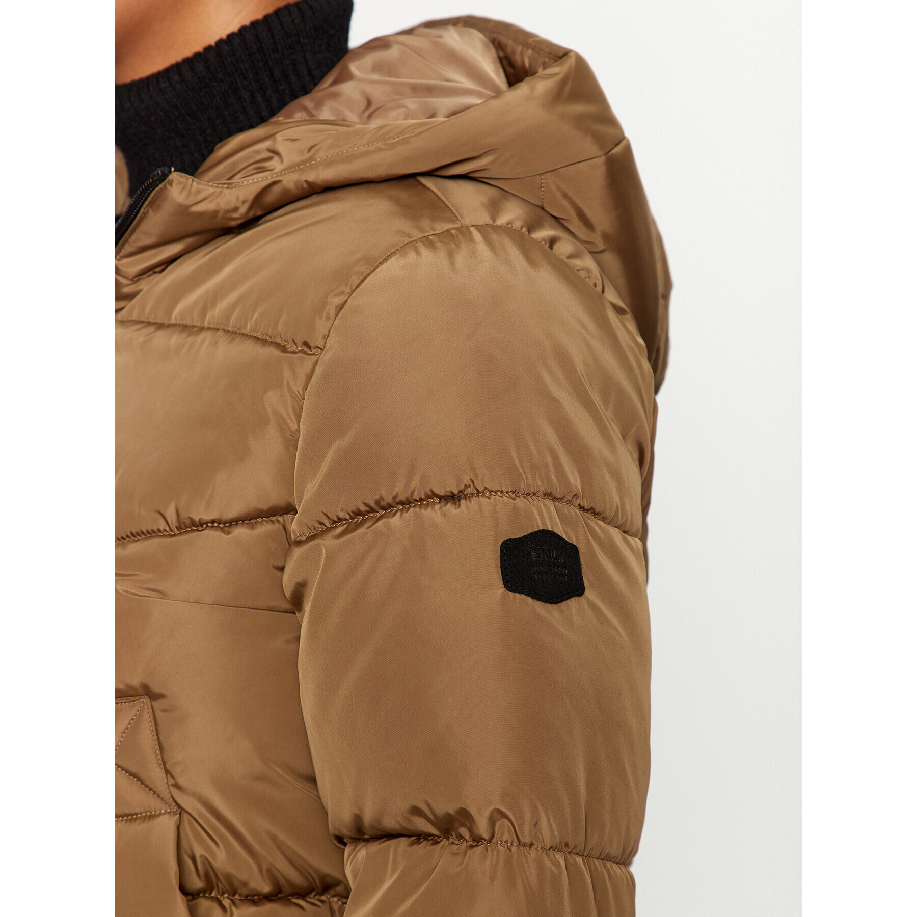 ONLY Пухено яке 15300257 Кафяв Regular Fit - Pepit.bg