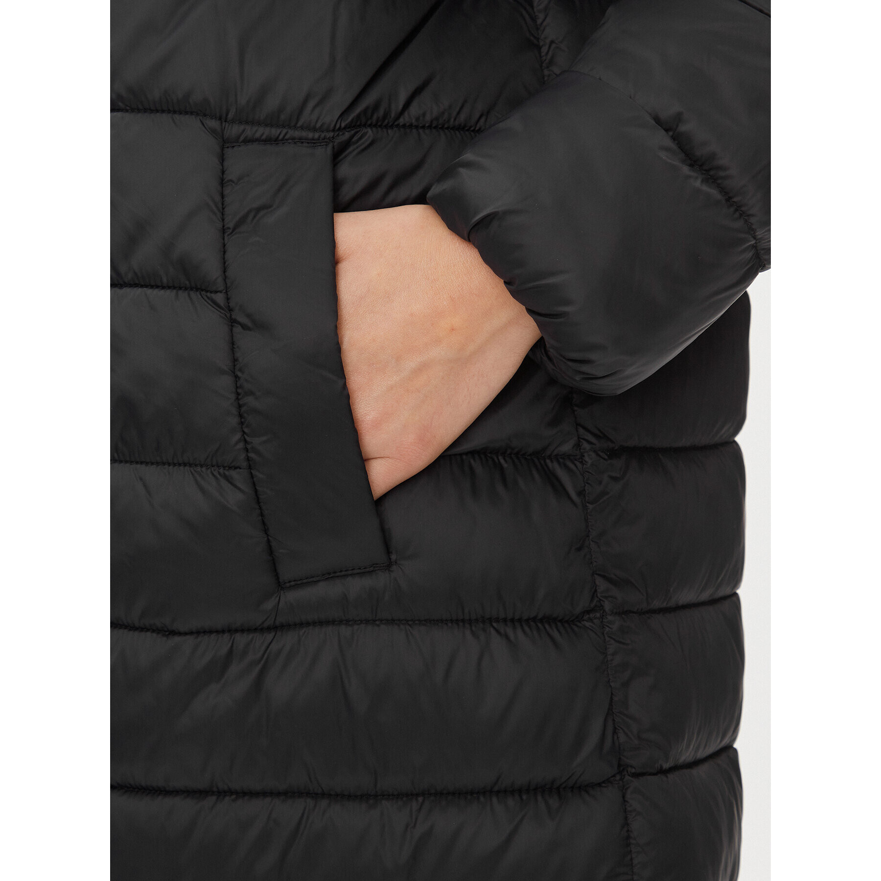 ONLY Пухено яке 15300258 Черен Regular Fit - Pepit.bg