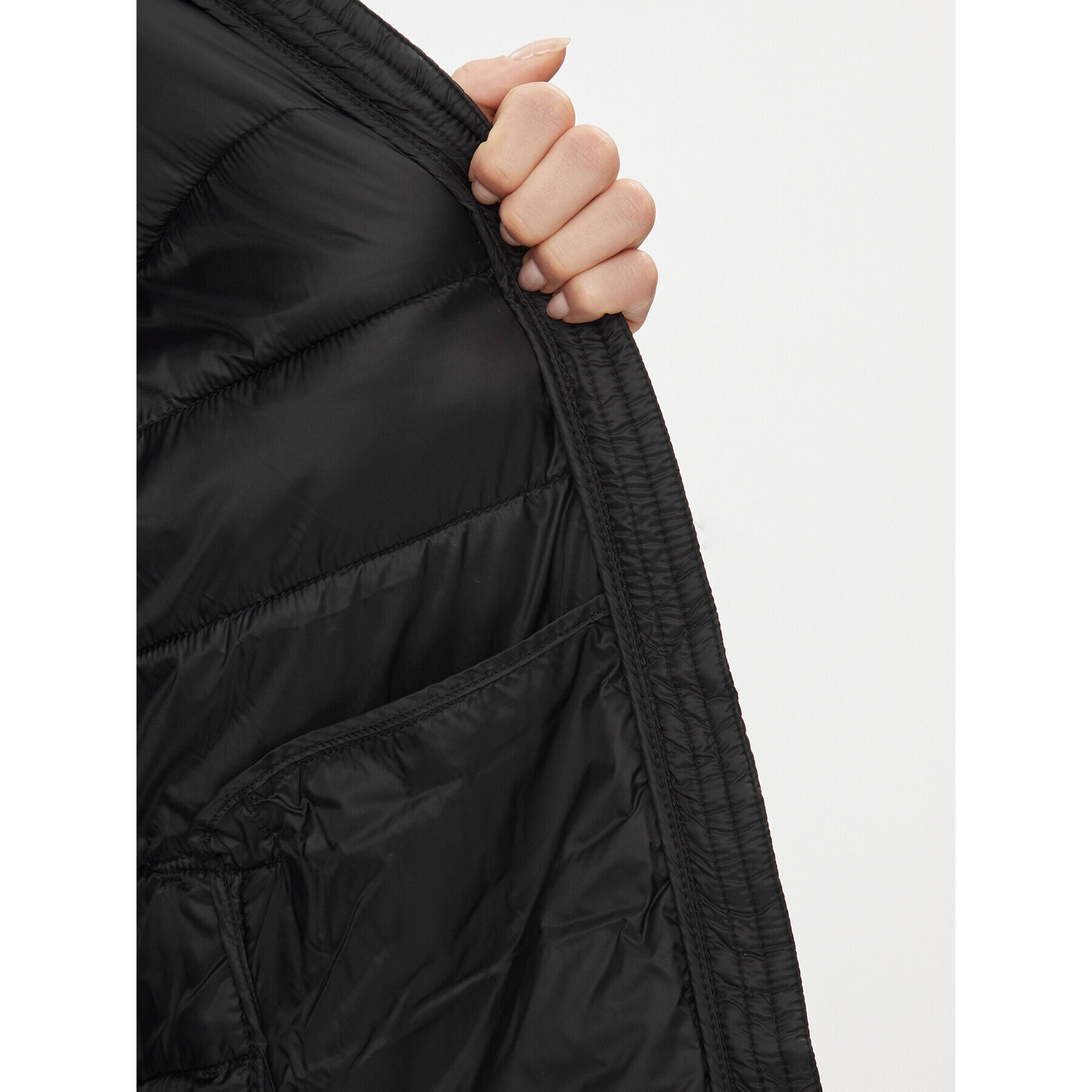 ONLY Пухено яке 15300258 Черен Regular Fit - Pepit.bg