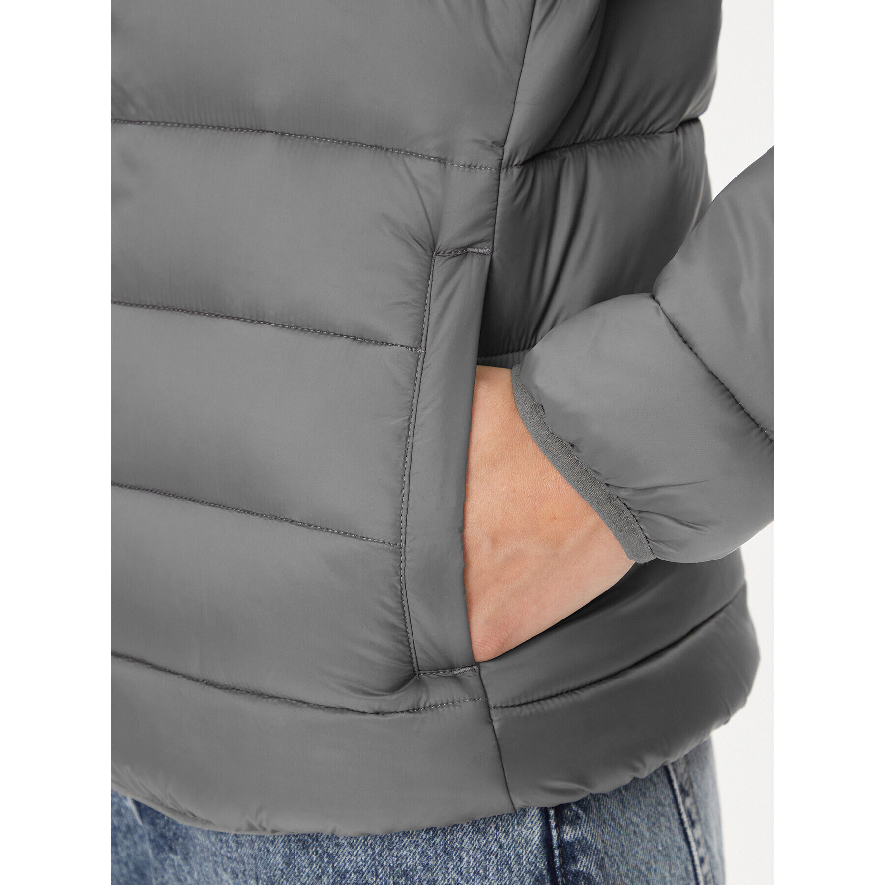 ONLY Пухено яке 15301325 Сив Regular Fit - Pepit.bg