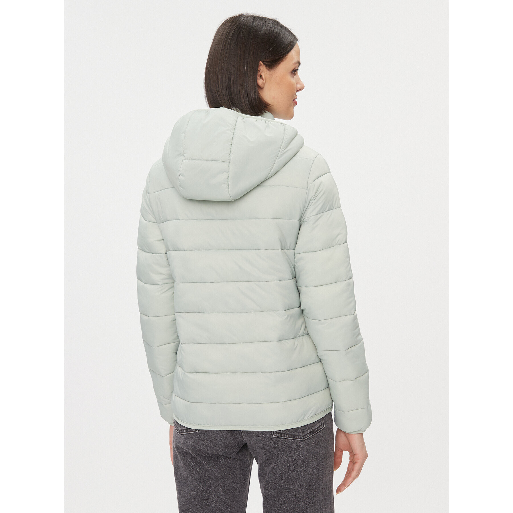 ONLY Пухено яке 15301325 Зелен Regular Fit - Pepit.bg
