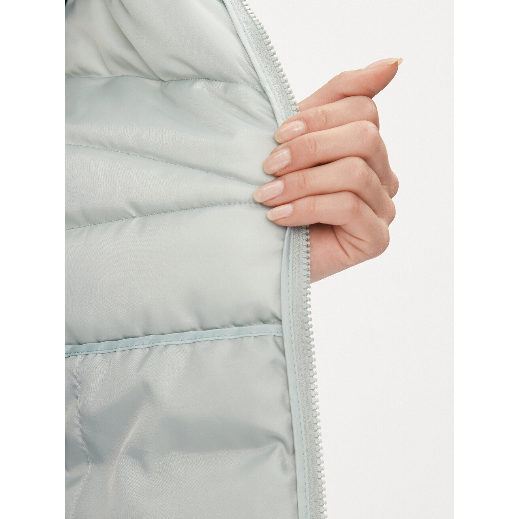 ONLY Пухено яке 15301325 Зелен Regular Fit - Pepit.bg