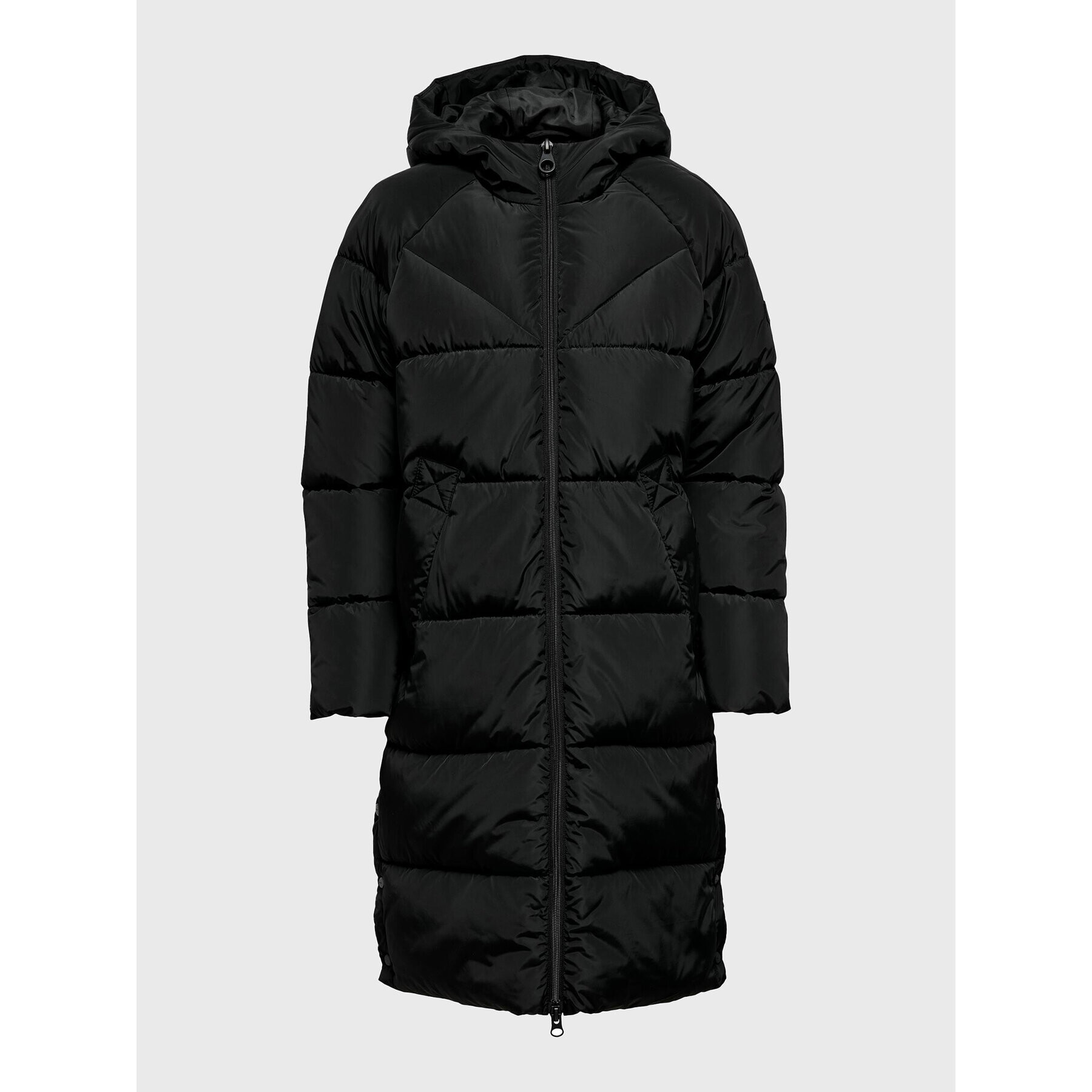 ONLY Пухено яке Amanda 15233425 Черен Regular Fit - Pepit.bg