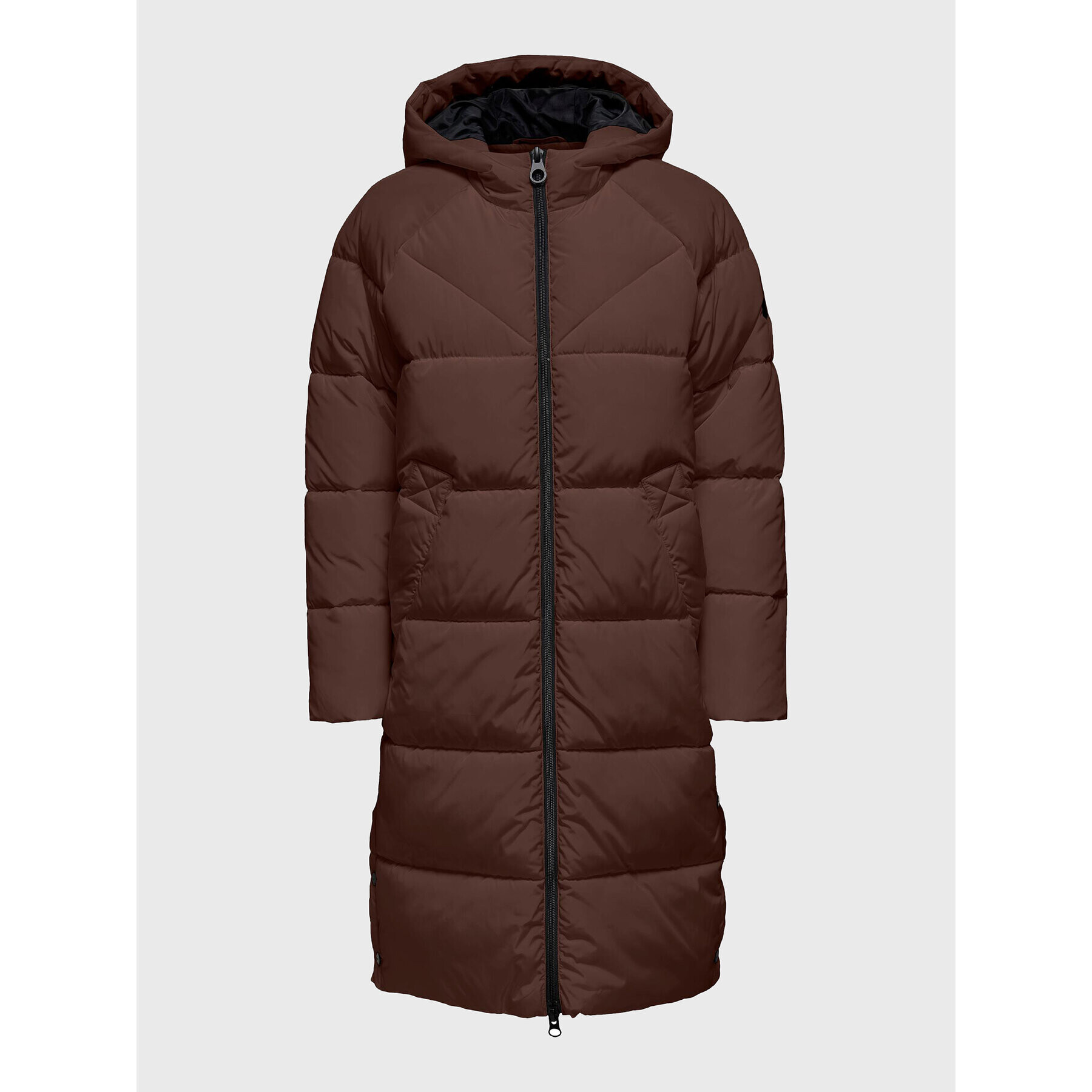 ONLY Пухено яке Amanda 15233425 Кафяв Regular Fit - Pepit.bg