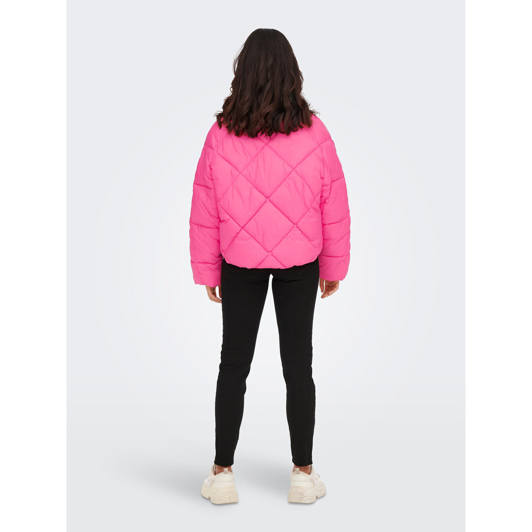 ONLY Пухено яке Carol 15271107 Розов Regular Fit - Pepit.bg