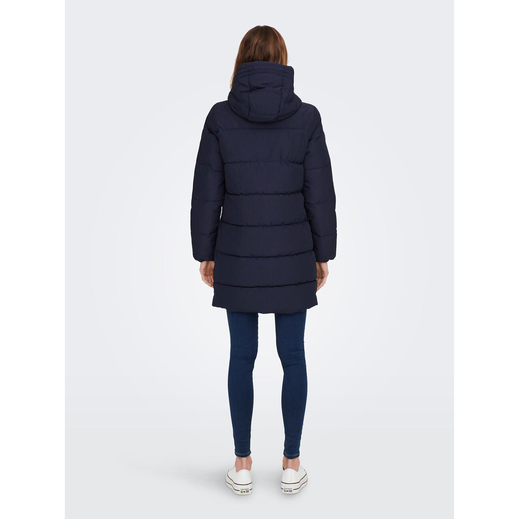 ONLY Пухено яке Dolly 15205369 Тъмносин Regular Fit - Pepit.bg